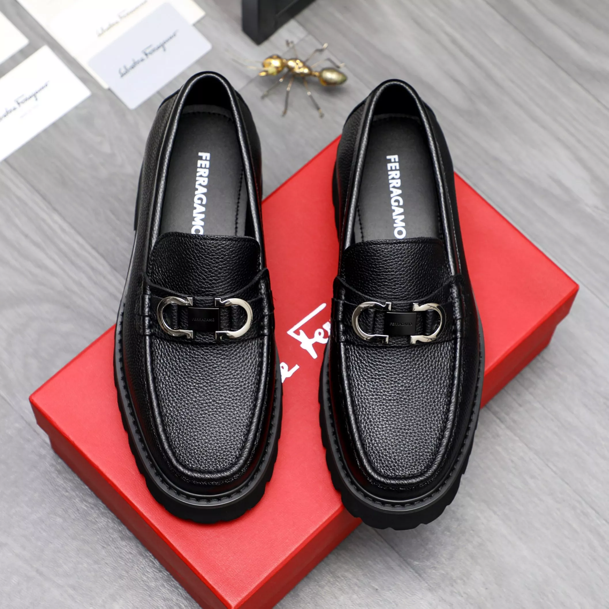 Salvatore Ferragamo Leather Shoes For Men Soft 1914
