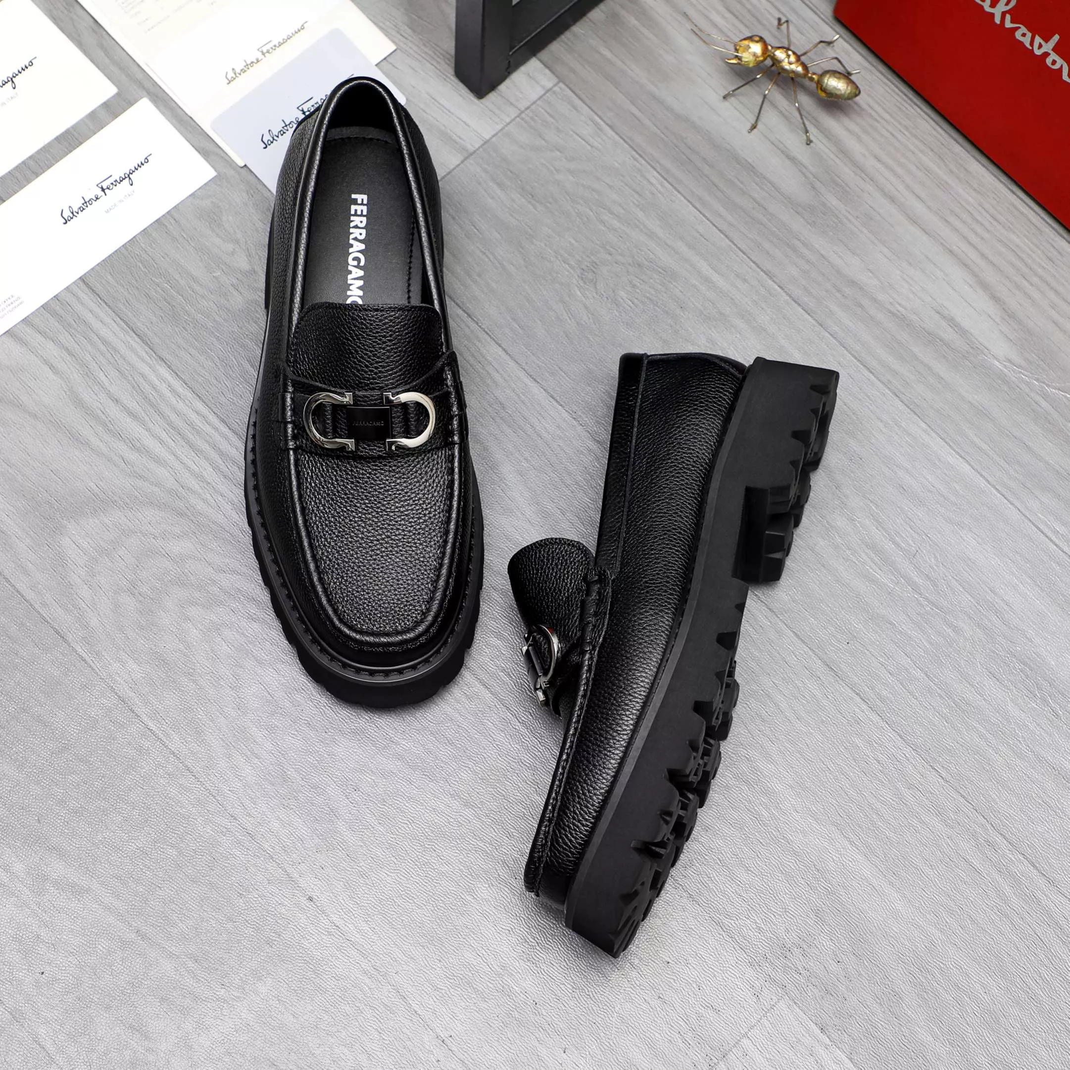 Salvatore Ferragamo Leather Shoes For Men Soft 1914