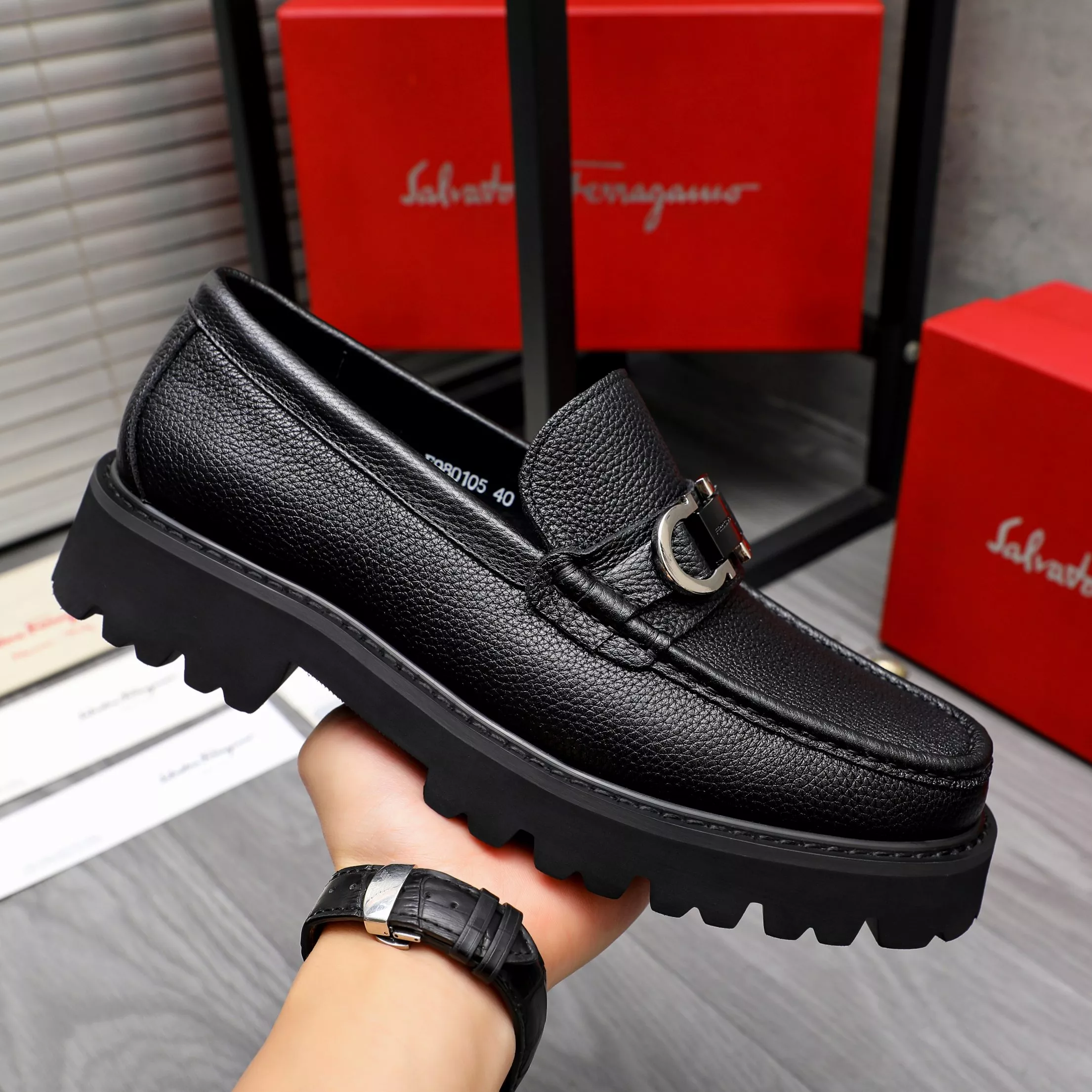 Salvatore Ferragamo Leather Shoes For Men Soft 1914