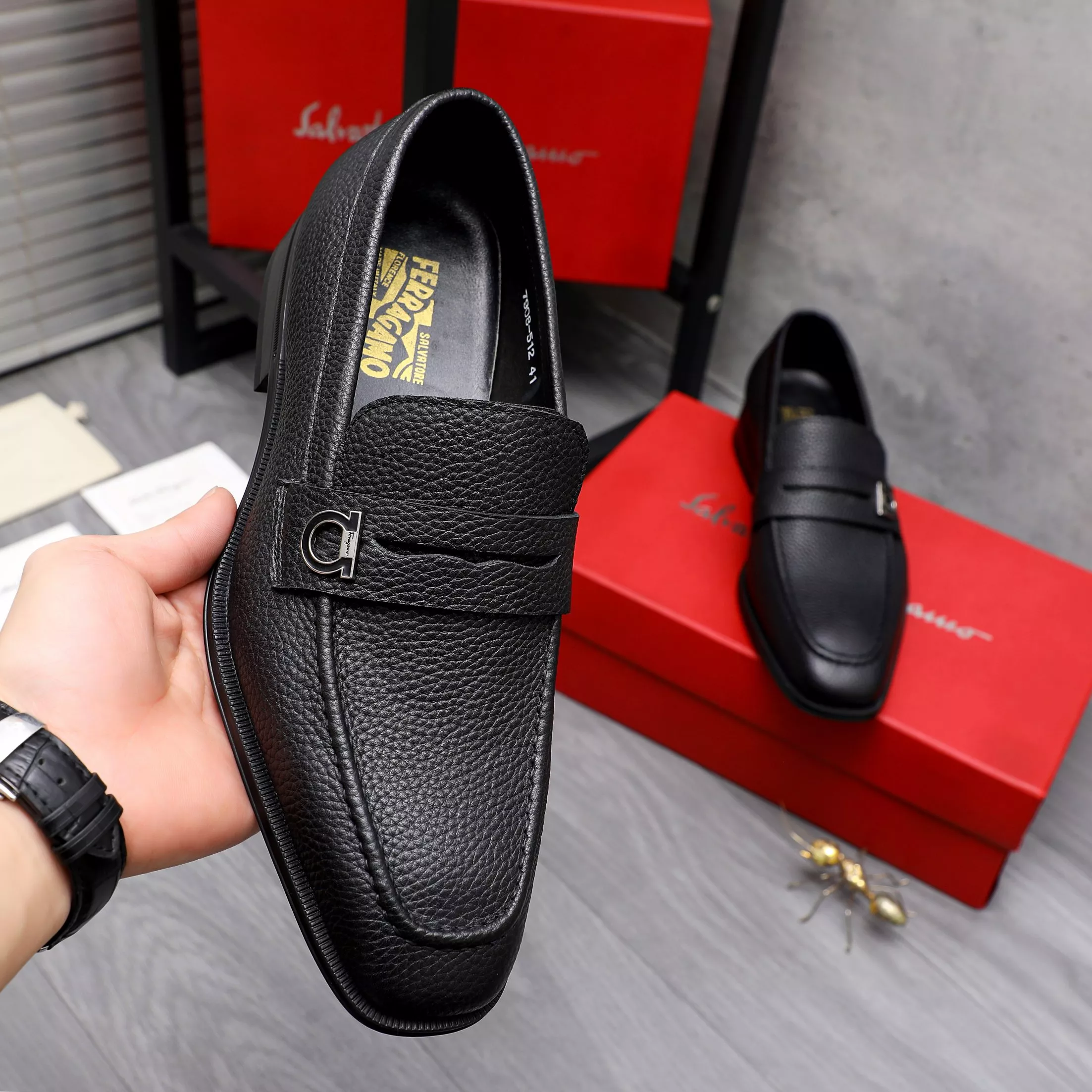 Salvatore Ferragamo Leather Shoes For Men SportInspired 8890