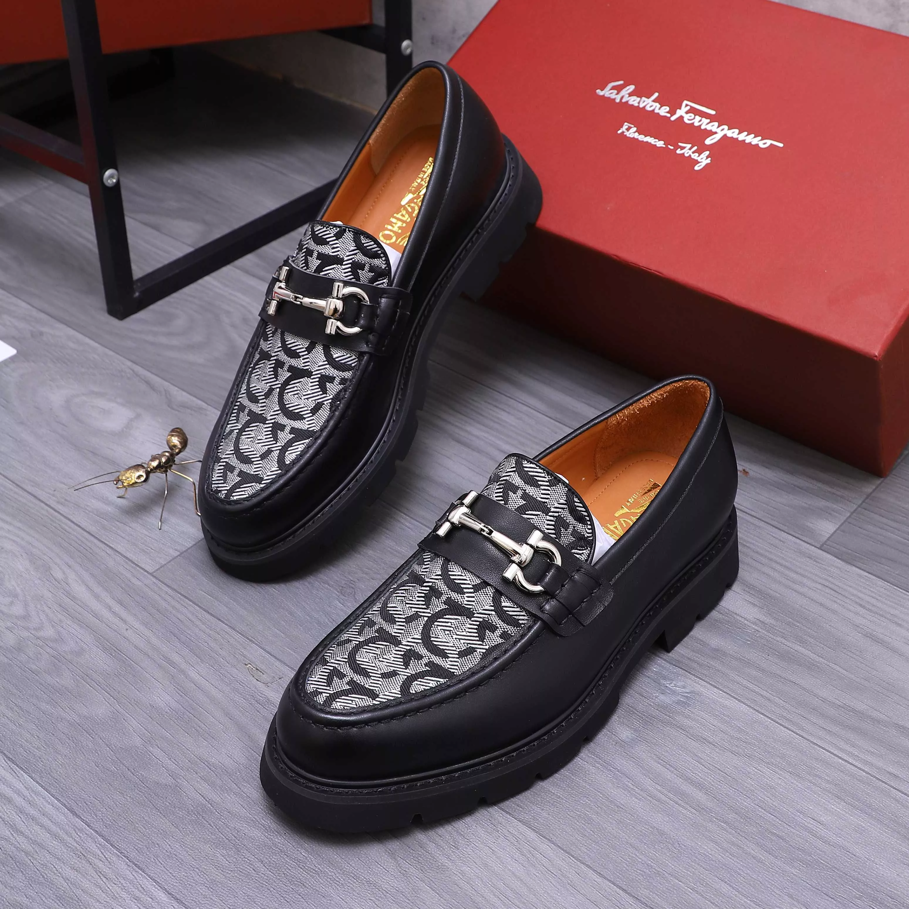 Salvatore Ferragamo Leather Shoes For Men SportInspired 9781