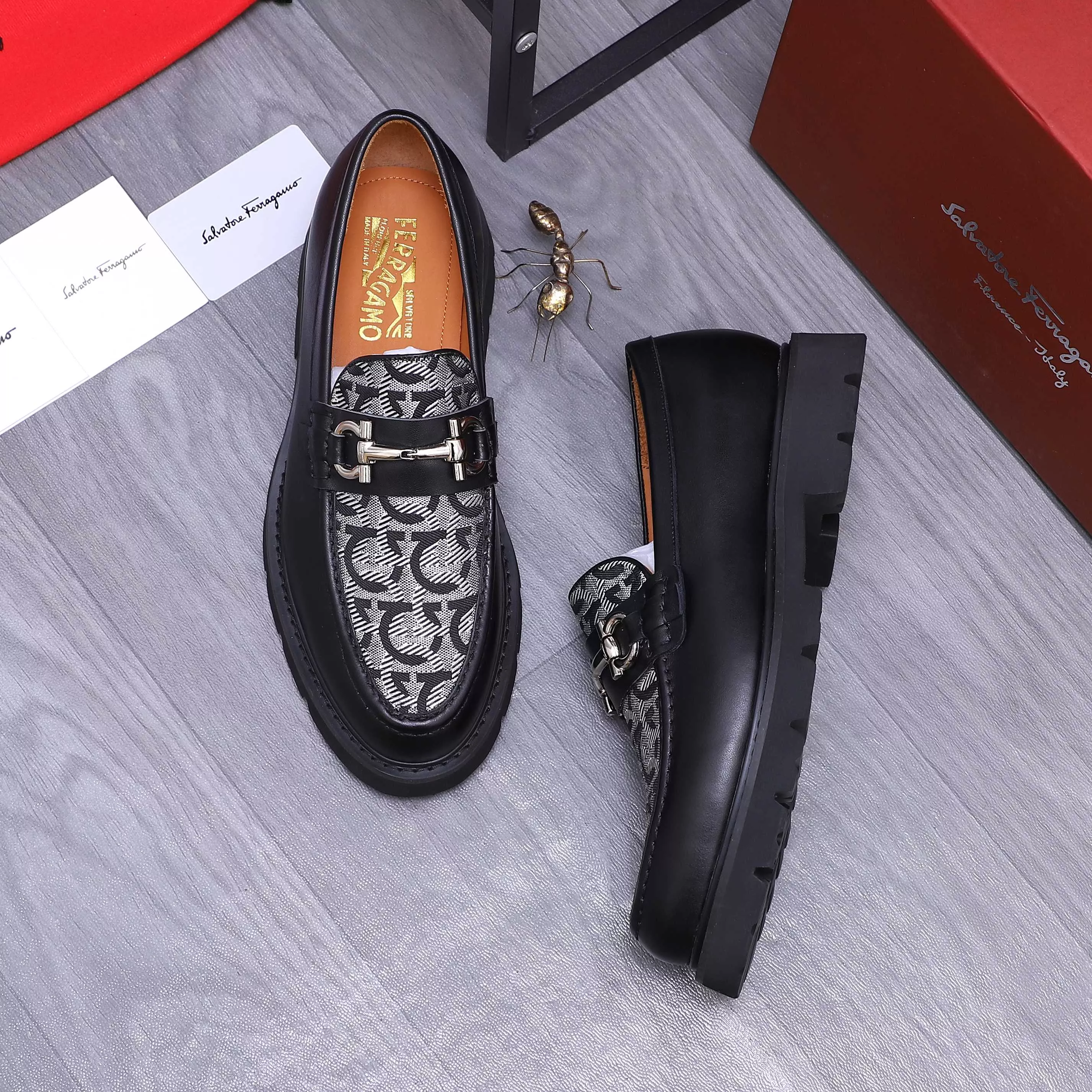 Salvatore Ferragamo Leather Shoes For Men SportInspired 9781