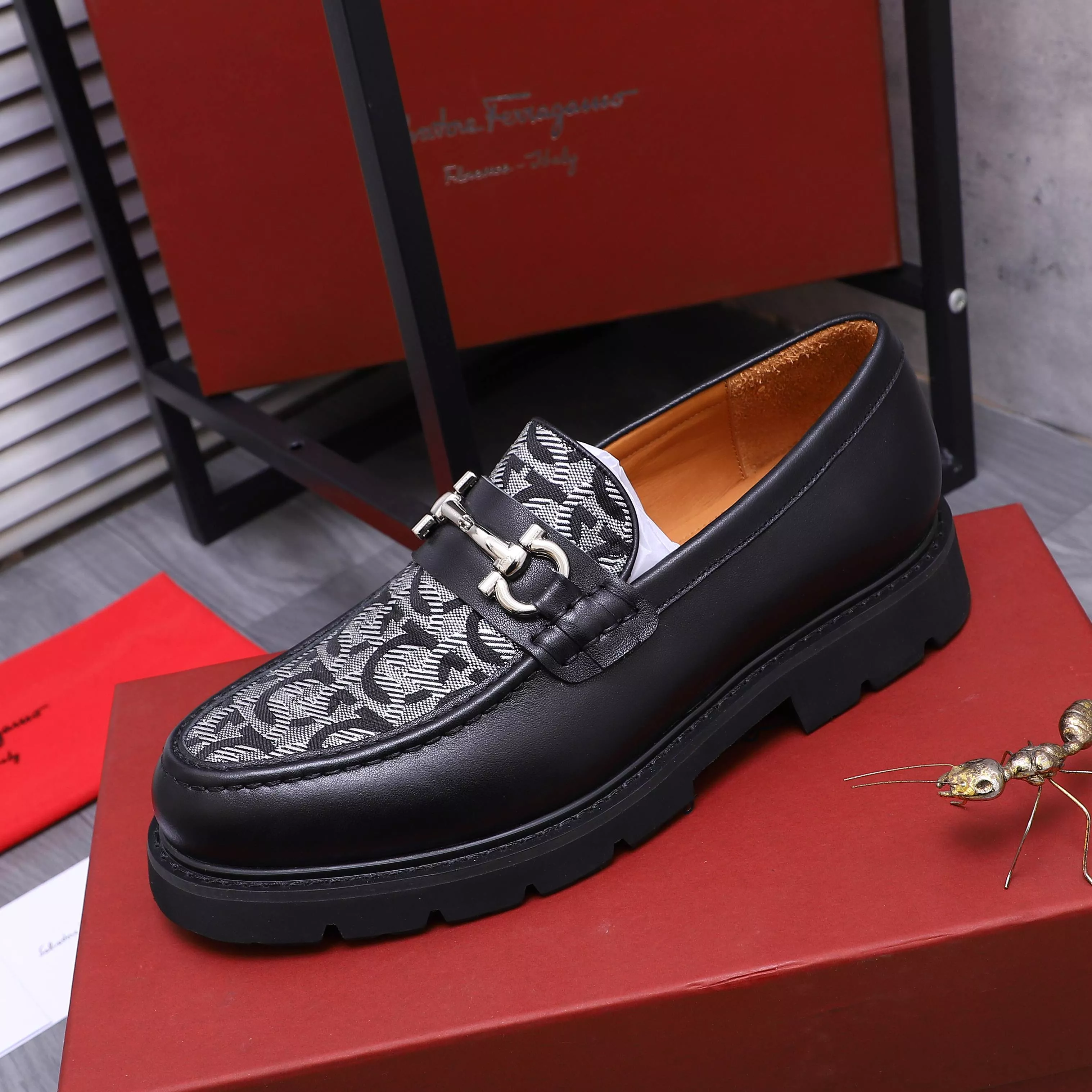 Salvatore Ferragamo Leather Shoes For Men SportInspired 9781