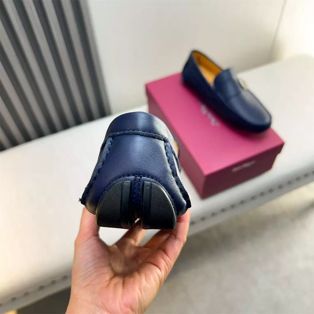 Salvatore Ferragamo Leather Shoes For Men Stylish 762