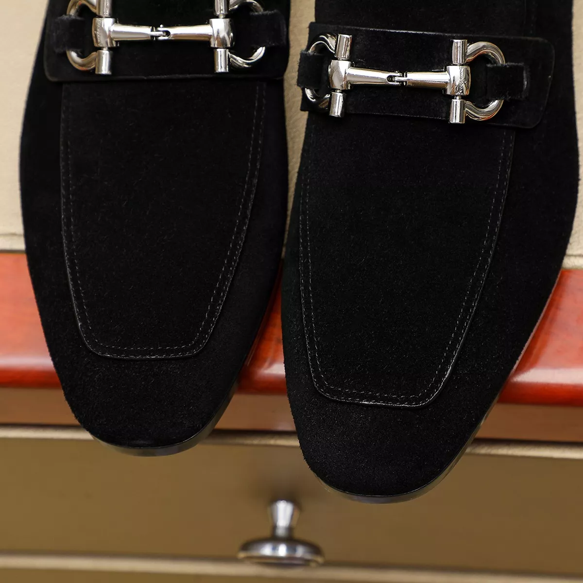 Salvatore Ferragamo Leather Shoes For Men Trendsetting 1289