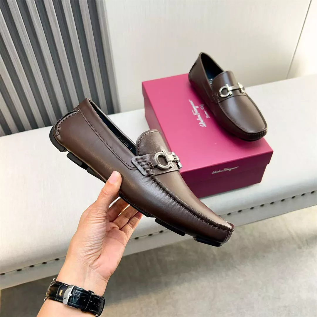 Salvatore Ferragamo Leather Shoes For Men WellDesigned 3072