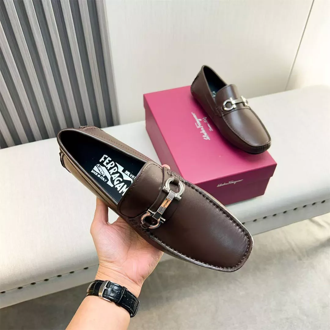Salvatore Ferragamo Leather Shoes For Men WellDesigned 3072