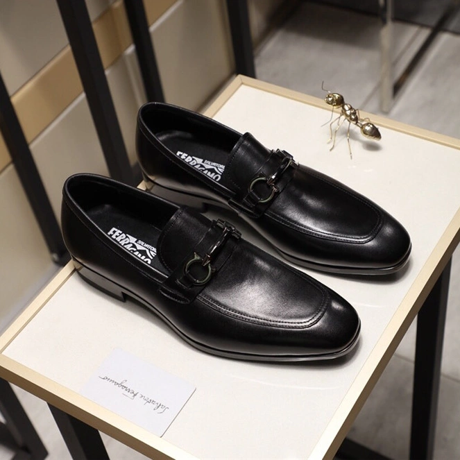 Salvatore Ferragamo SF Leather Shoes For Men GoodFit 677