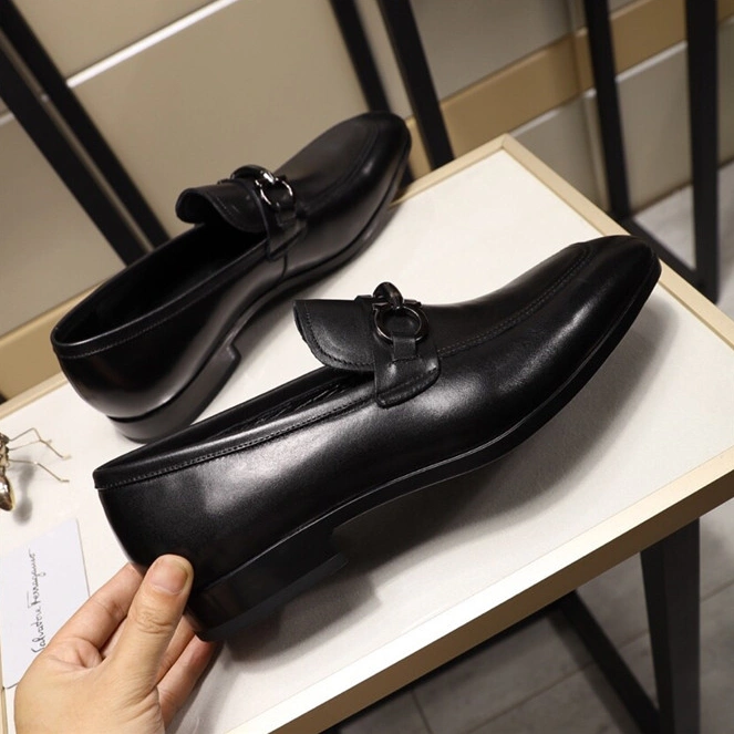Salvatore Ferragamo SF Leather Shoes For Men GoodFit 677