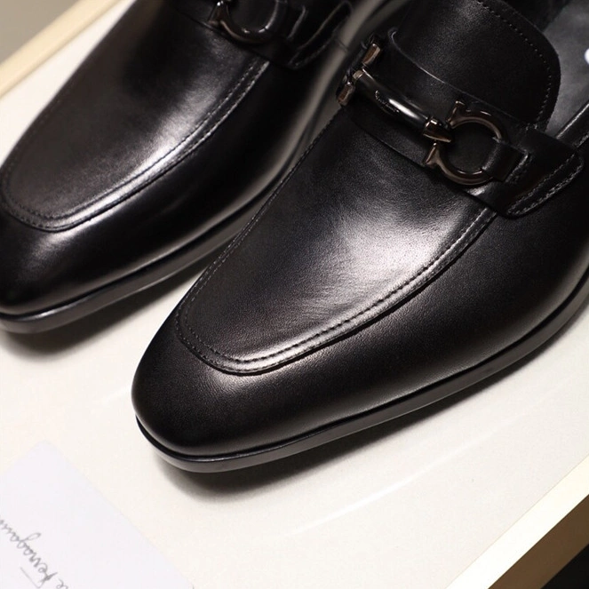 Salvatore Ferragamo SF Leather Shoes For Men GoodFit 677