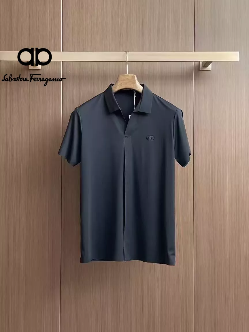 Salvatore Ferragamo Shirts Short Sleeved For Men HighQuality 5072