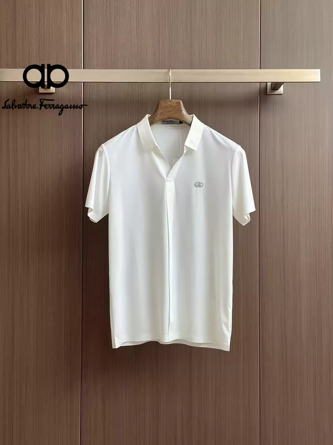 Salvatore Ferragamo Shirts Short Sleeved For Men Reliable 7377