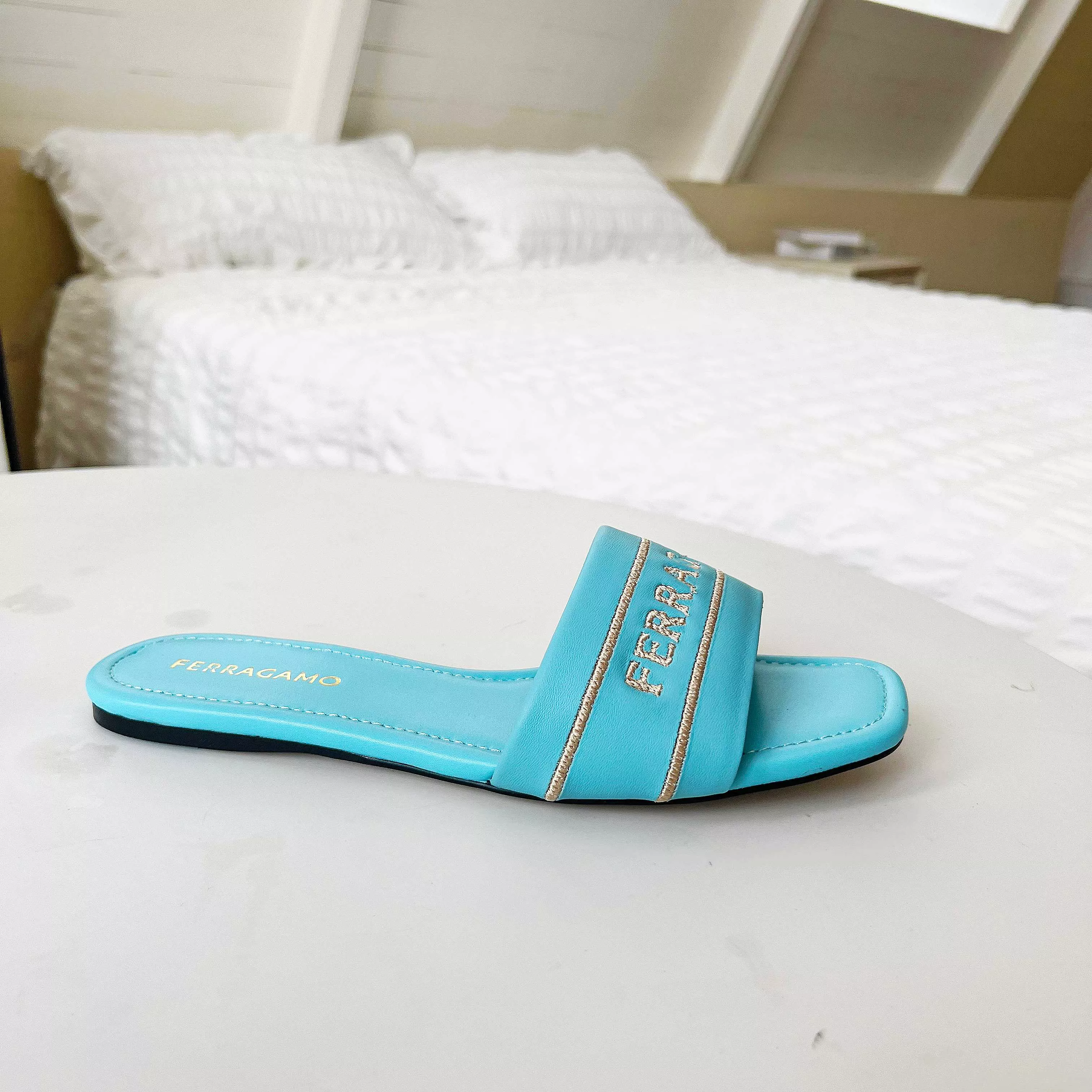 Salvatore Ferragamo Slippers For Women Bright 9235