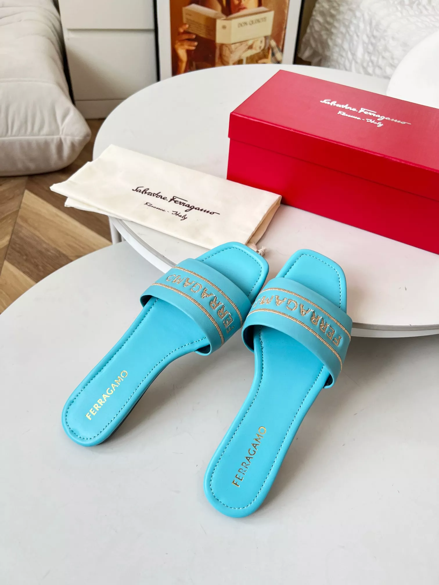 Salvatore Ferragamo Slippers For Women Bright 9235
