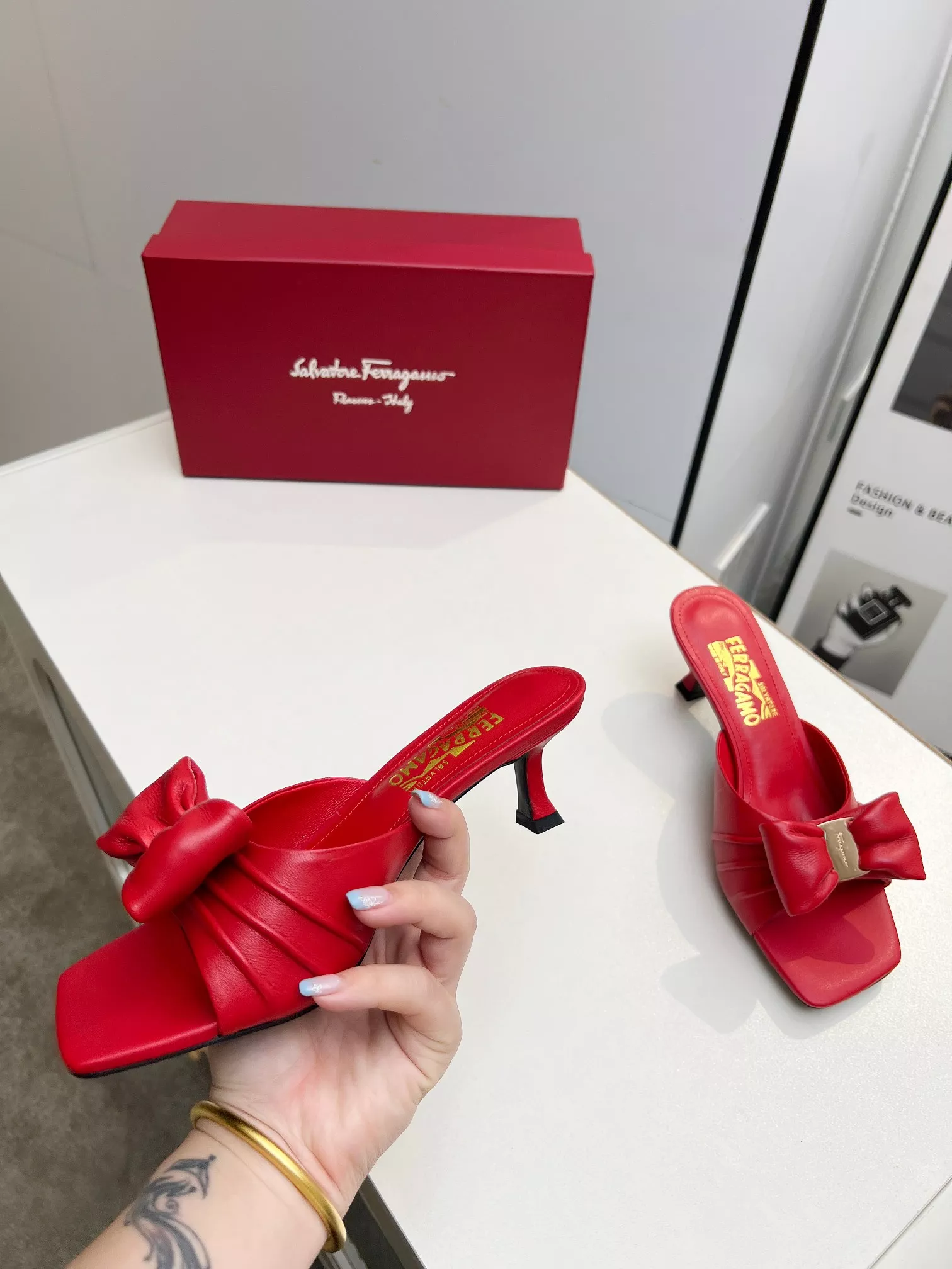 Salvatore Ferragamo Slippers For Women Fashionable 5064