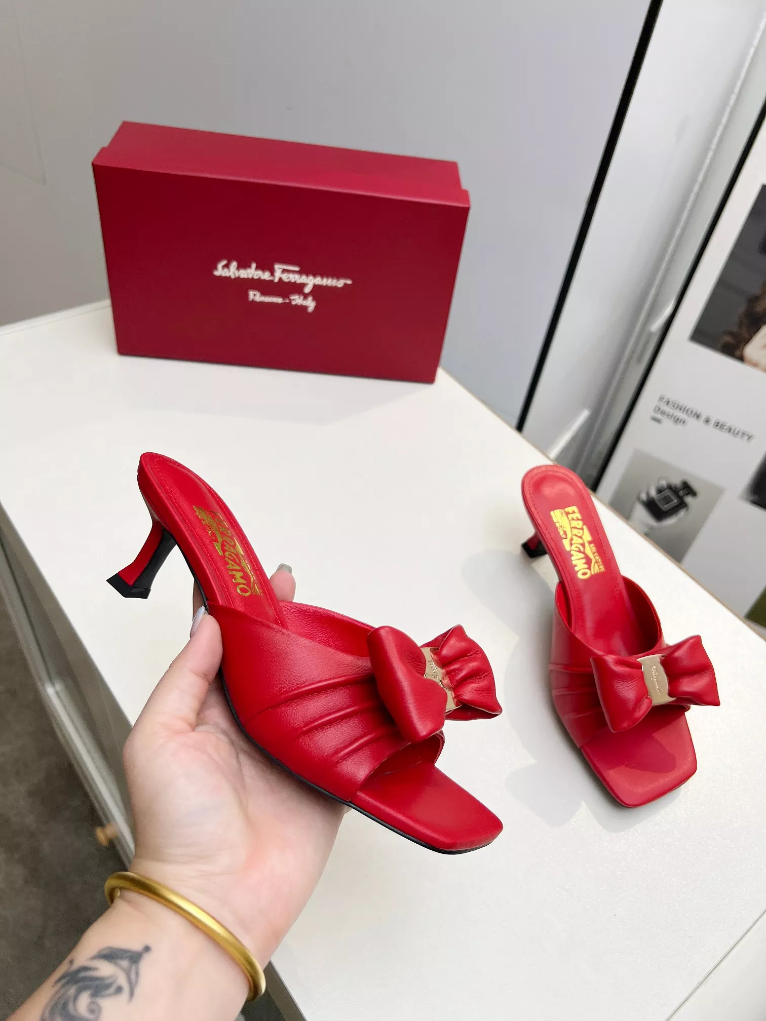 Salvatore Ferragamo Slippers For Women Fashionable 5064
