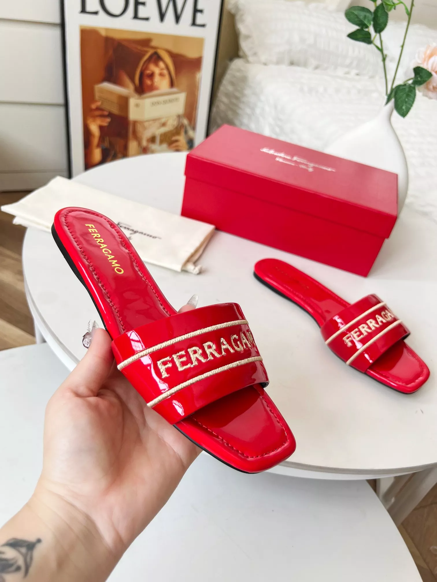 Salvatore Ferragamo Slippers For Women HighQuality 7572