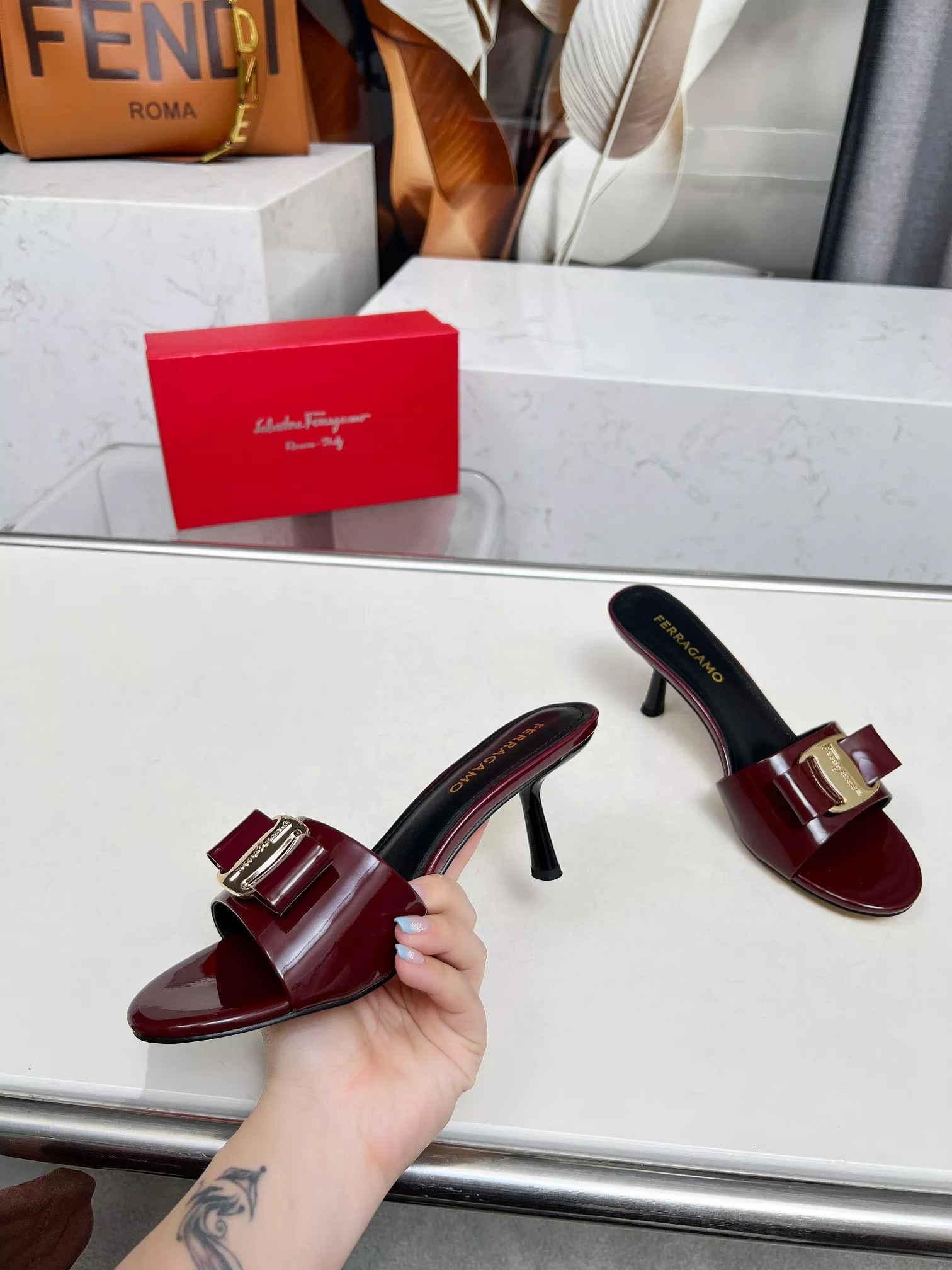 Salvatore Ferragamo Slippers For Women NewStyle 2771
