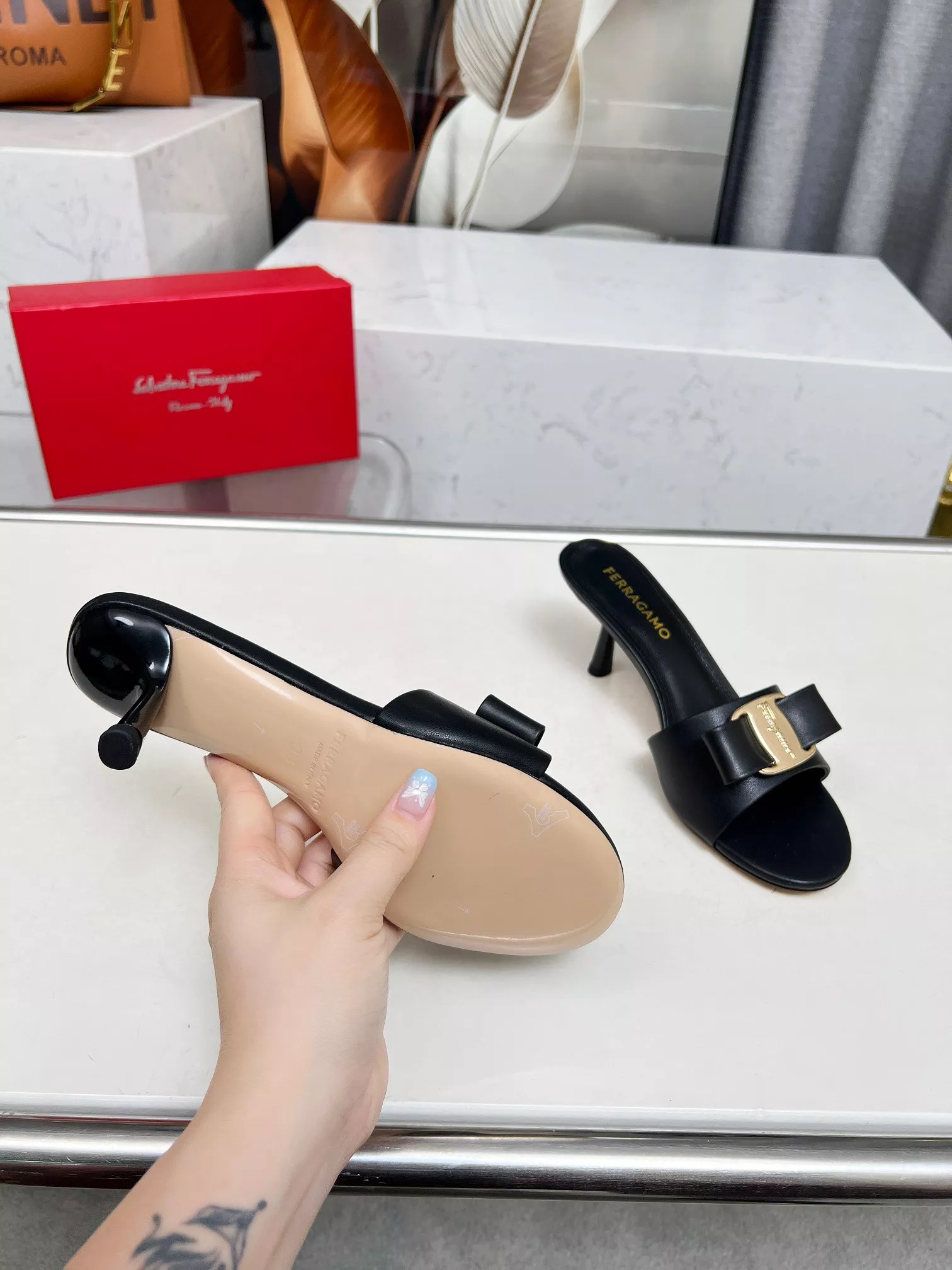 Salvatore Ferragamo Slippers For Women Refined 949