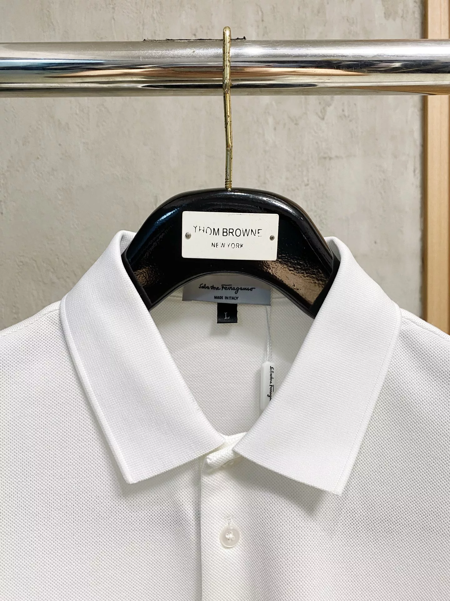 Salvatore Ferragamo T-Shirts Short Sleeved For Men AllSeason 5093