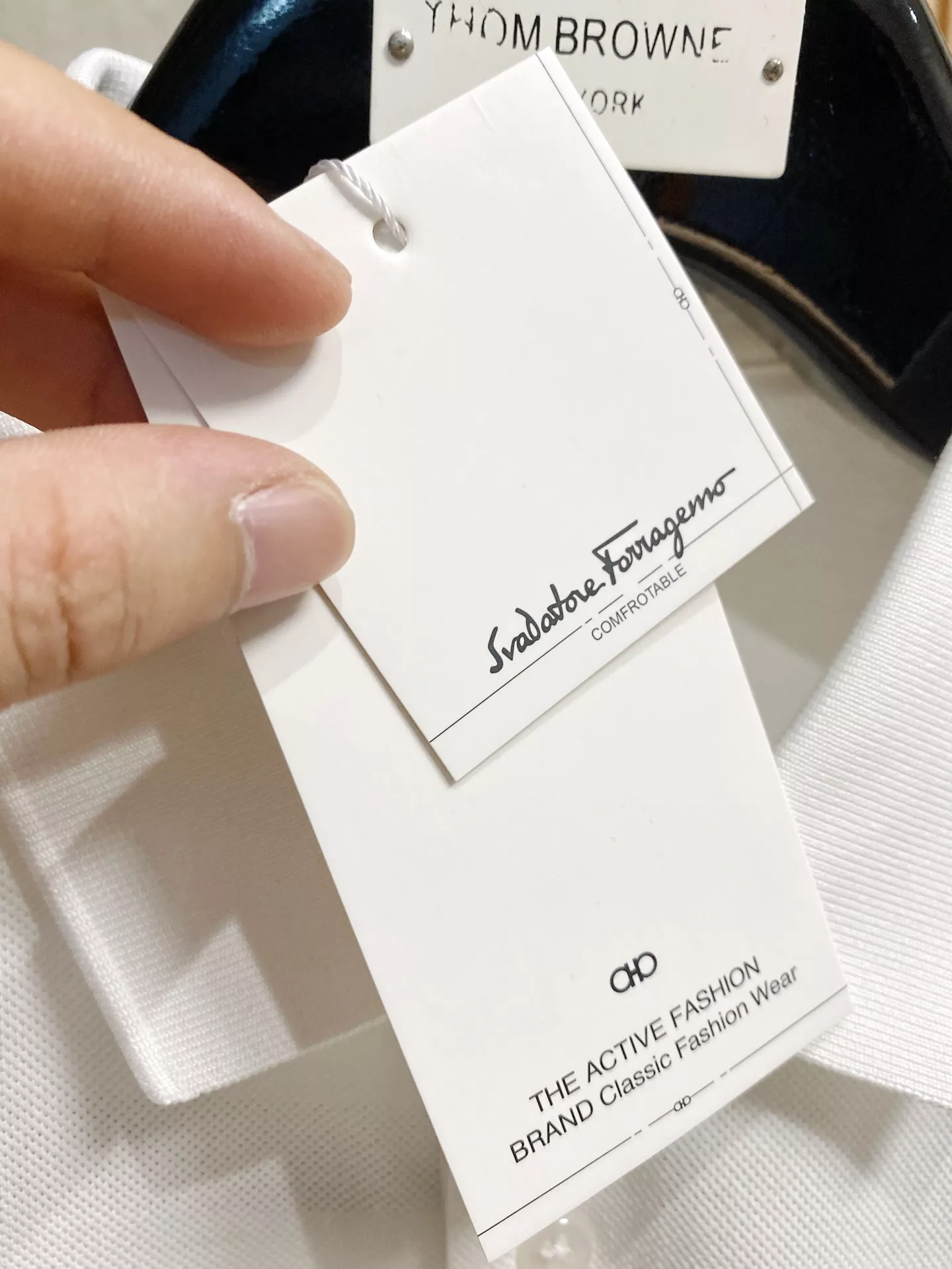 Salvatore Ferragamo T-Shirts Short Sleeved For Men AllSeason 5093
