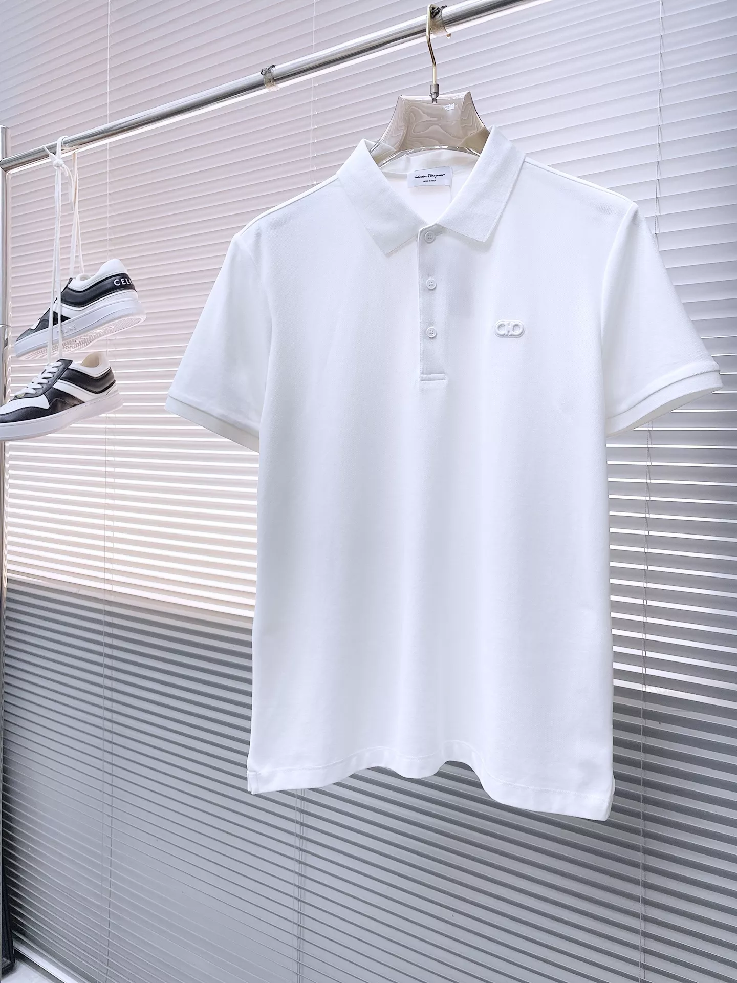 Salvatore Ferragamo T-Shirts Short Sleeved For Men AllSeason 5167