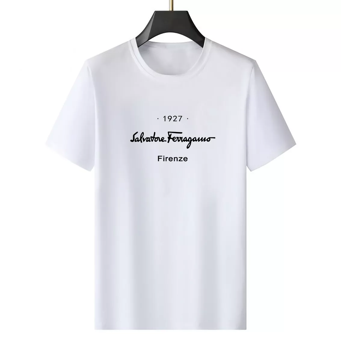 Salvatore Ferragamo T-Shirts Short Sleeved For Men Functional 5084