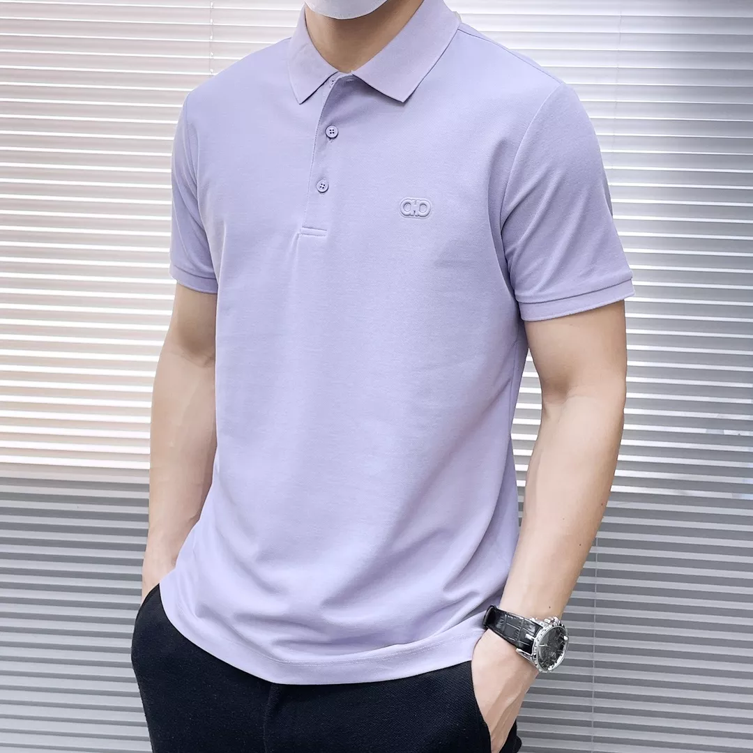 Salvatore Ferragamo T-Shirts Short Sleeved For Men HighQuality 2210