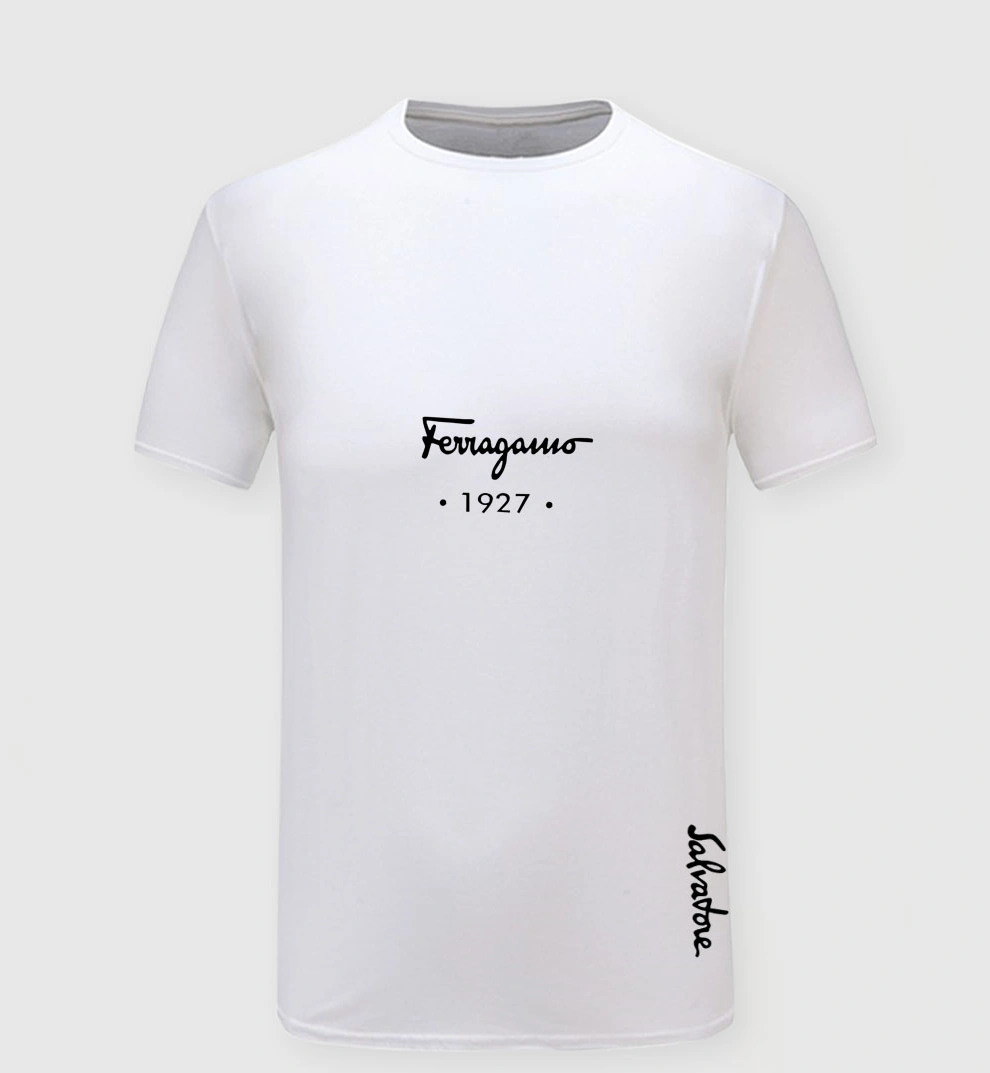 Salvatore Ferragamo T-Shirts Short Sleeved For Men Refined 1217