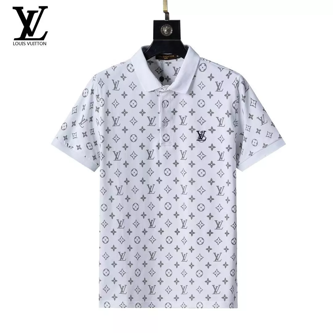 Sleek 1378 Louis Vuitton LV T-Shirts Short Sleeved For Men