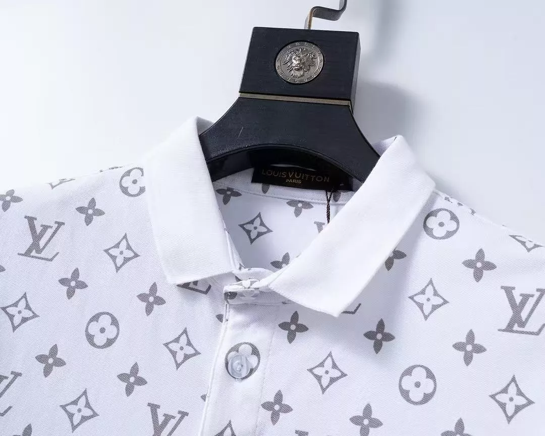 Sleek 1378 Louis Vuitton LV T-Shirts Short Sleeved For Men