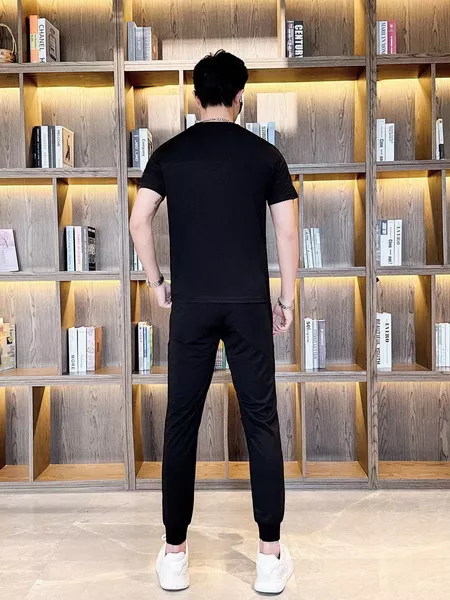 Sleek 1421 Dolce & Gabbana D&G Tracksuits Short Sleeved For Men