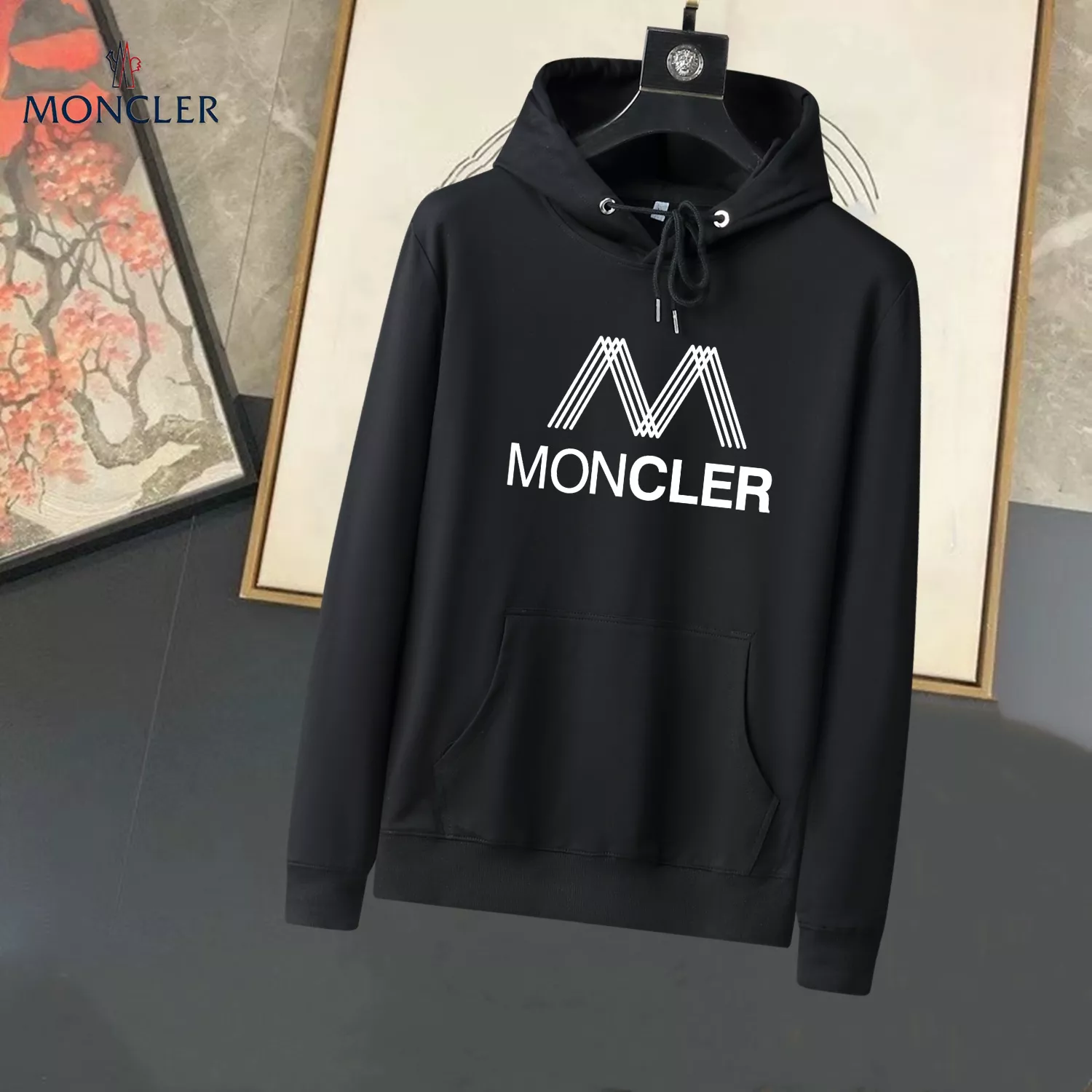 Sleek 1460 Moncler Hoodies Long Sleeved For Men