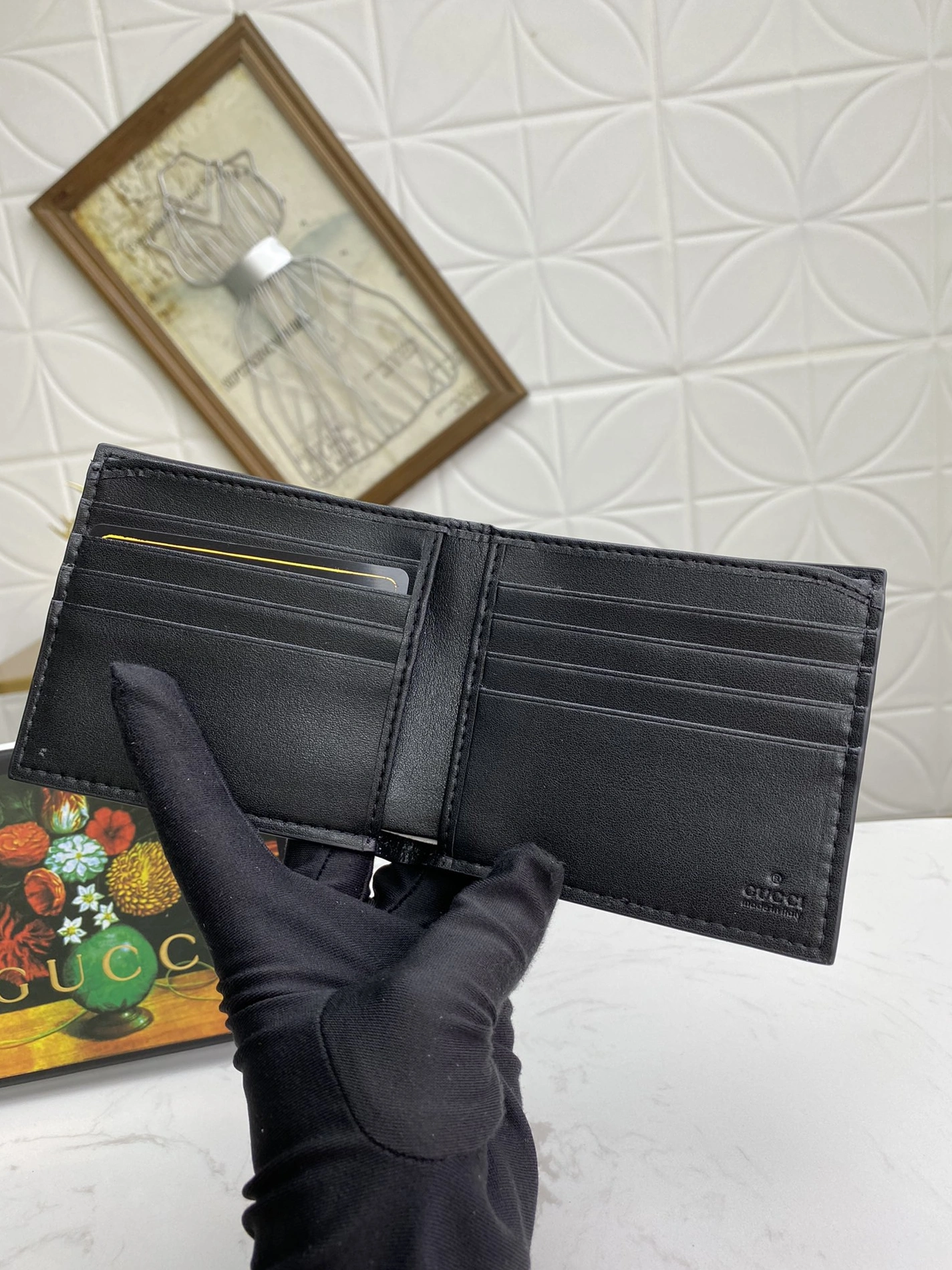 Sleek 1500 Gucci AAA Man Wallets