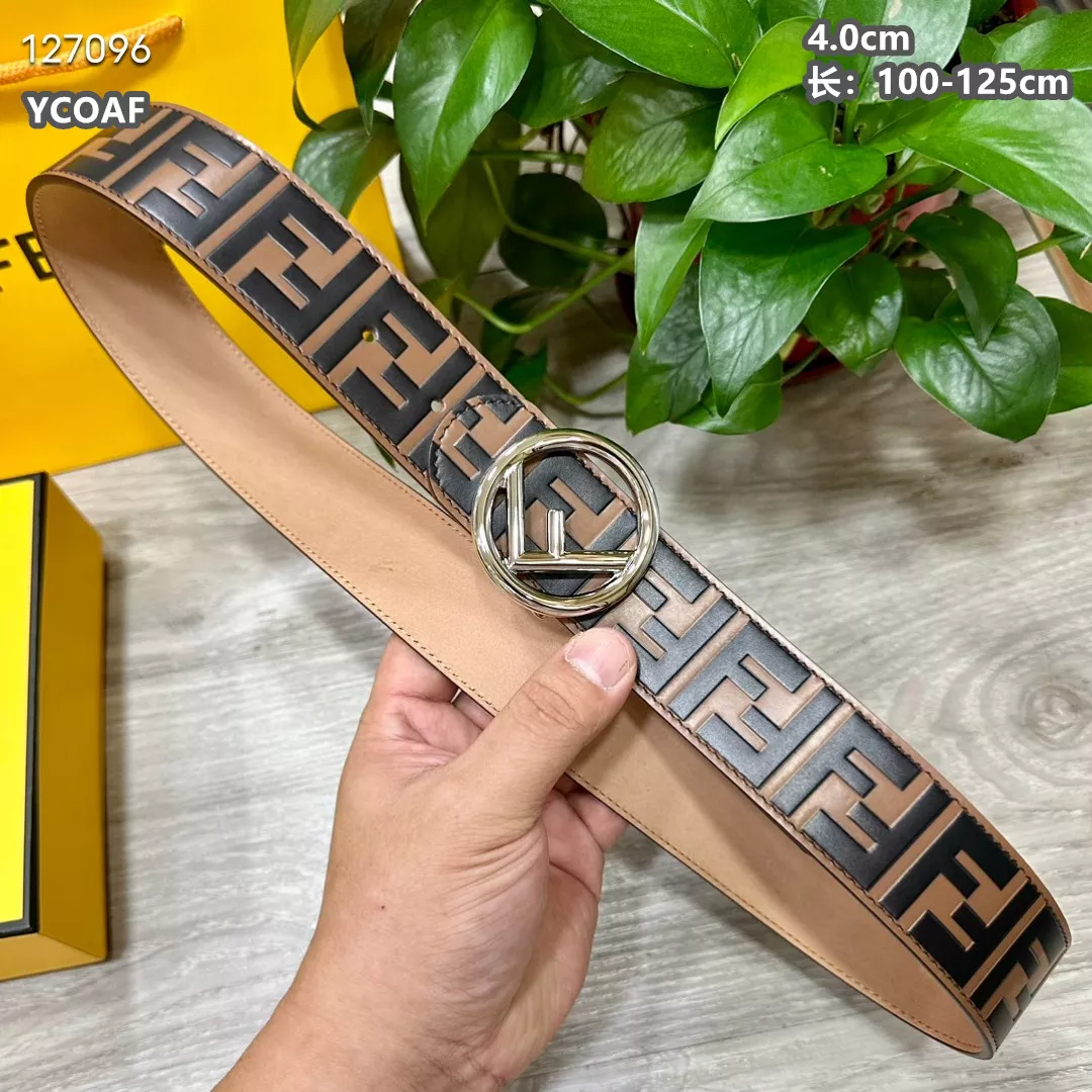 Sleek 1525 Fendi AAA Quality Belts For Men