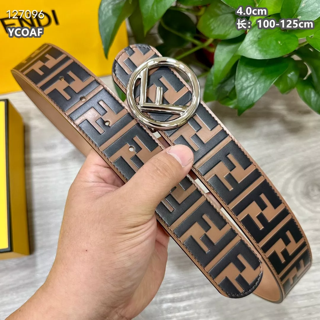 Sleek 1525 Fendi AAA Quality Belts For Men