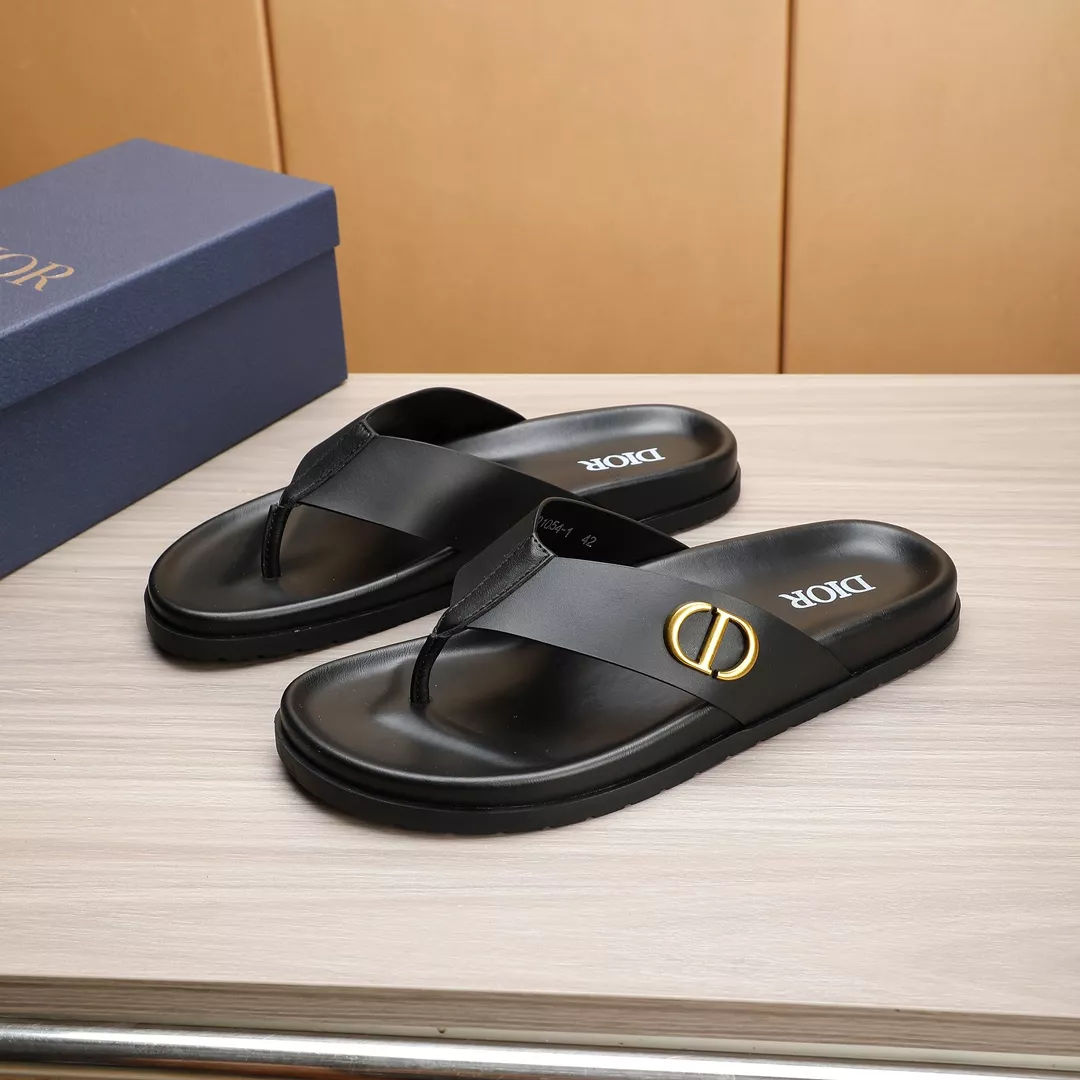 Sleek 154 Christian Dior Slippers For Men