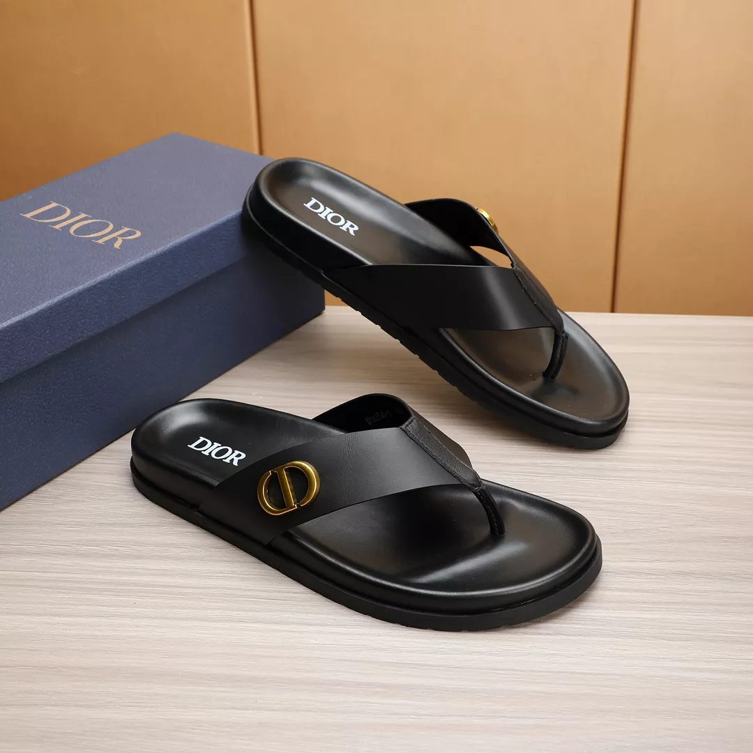 Sleek 154 Christian Dior Slippers For Men