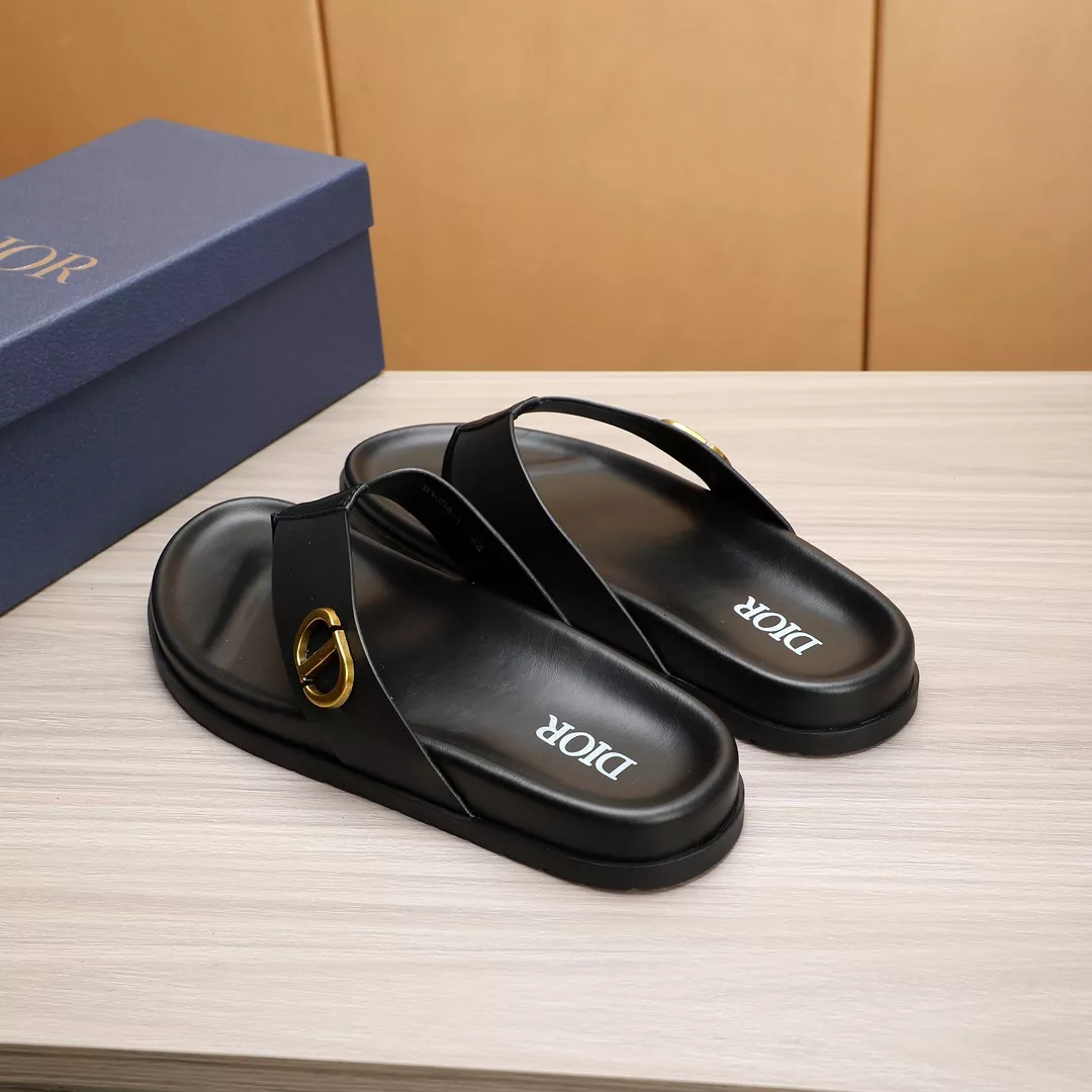 Sleek 154 Christian Dior Slippers For Men