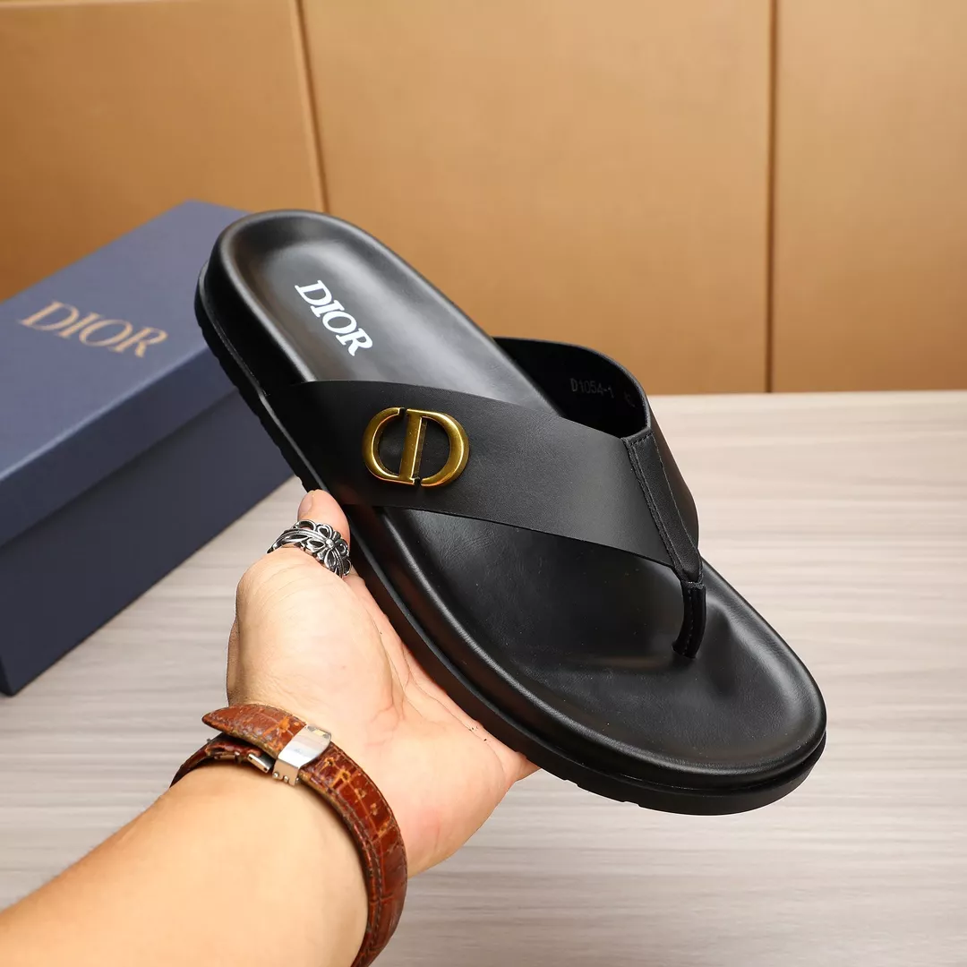 Sleek 154 Christian Dior Slippers For Men