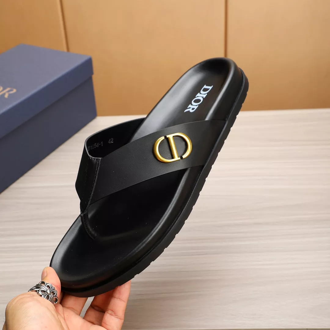 Sleek 154 Christian Dior Slippers For Men
