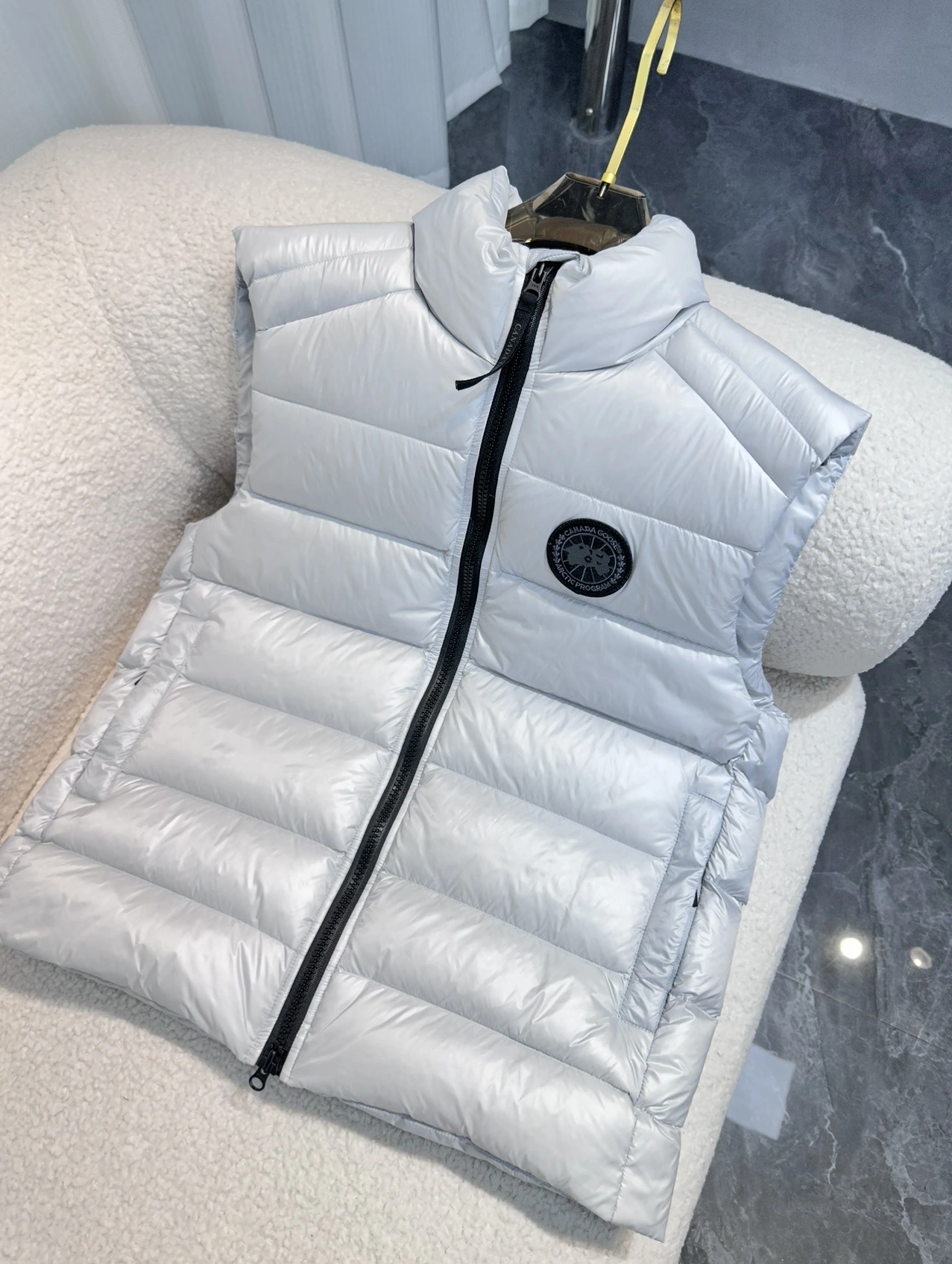 Sleek 1616 Canada Goose Down Vest Sleeveless For Men