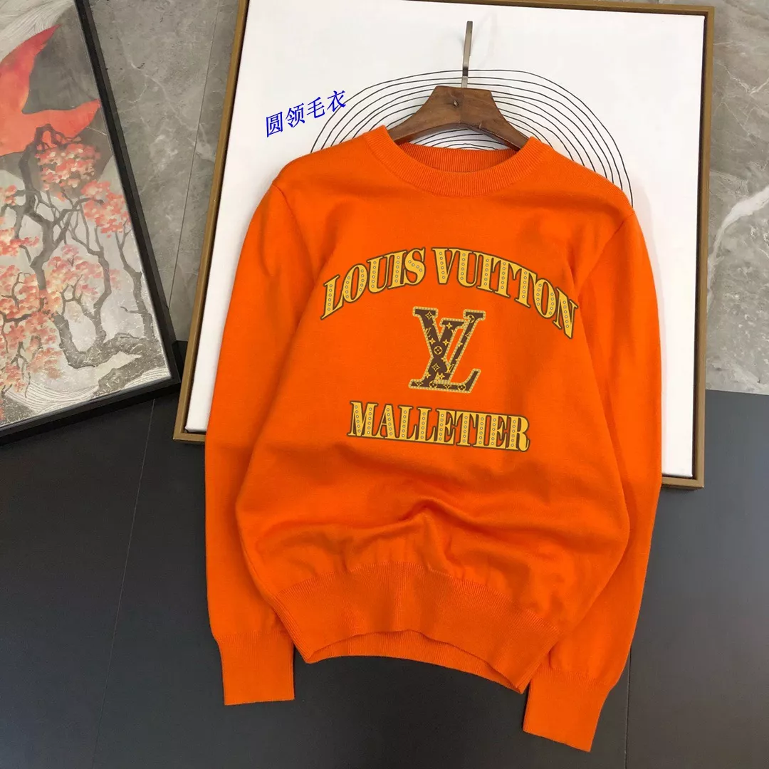 Sleek 1622 Louis Vuitton LV Sweaters Long Sleeved For Men