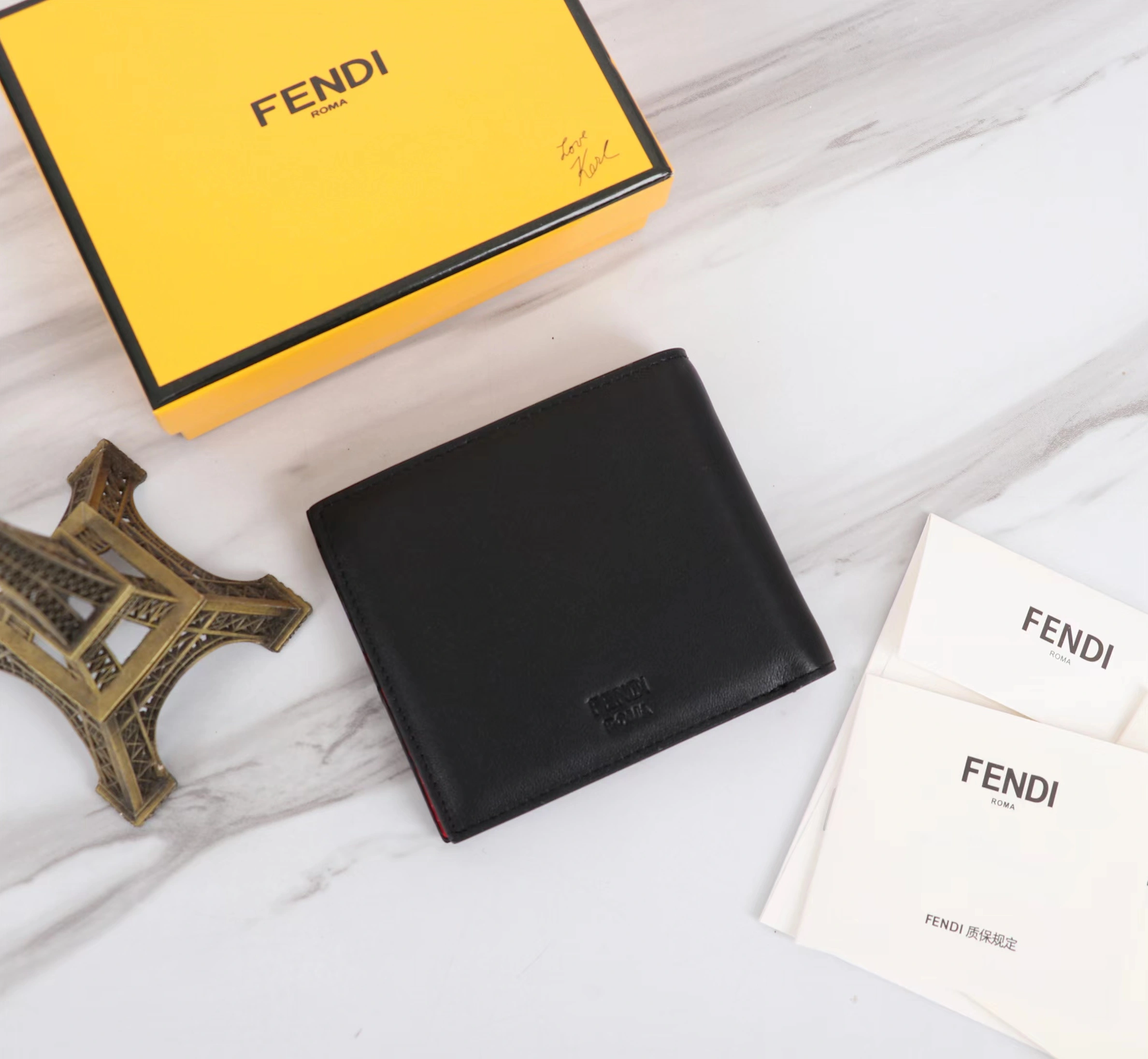 Sleek 1742 Fendi AAA Man Wallets