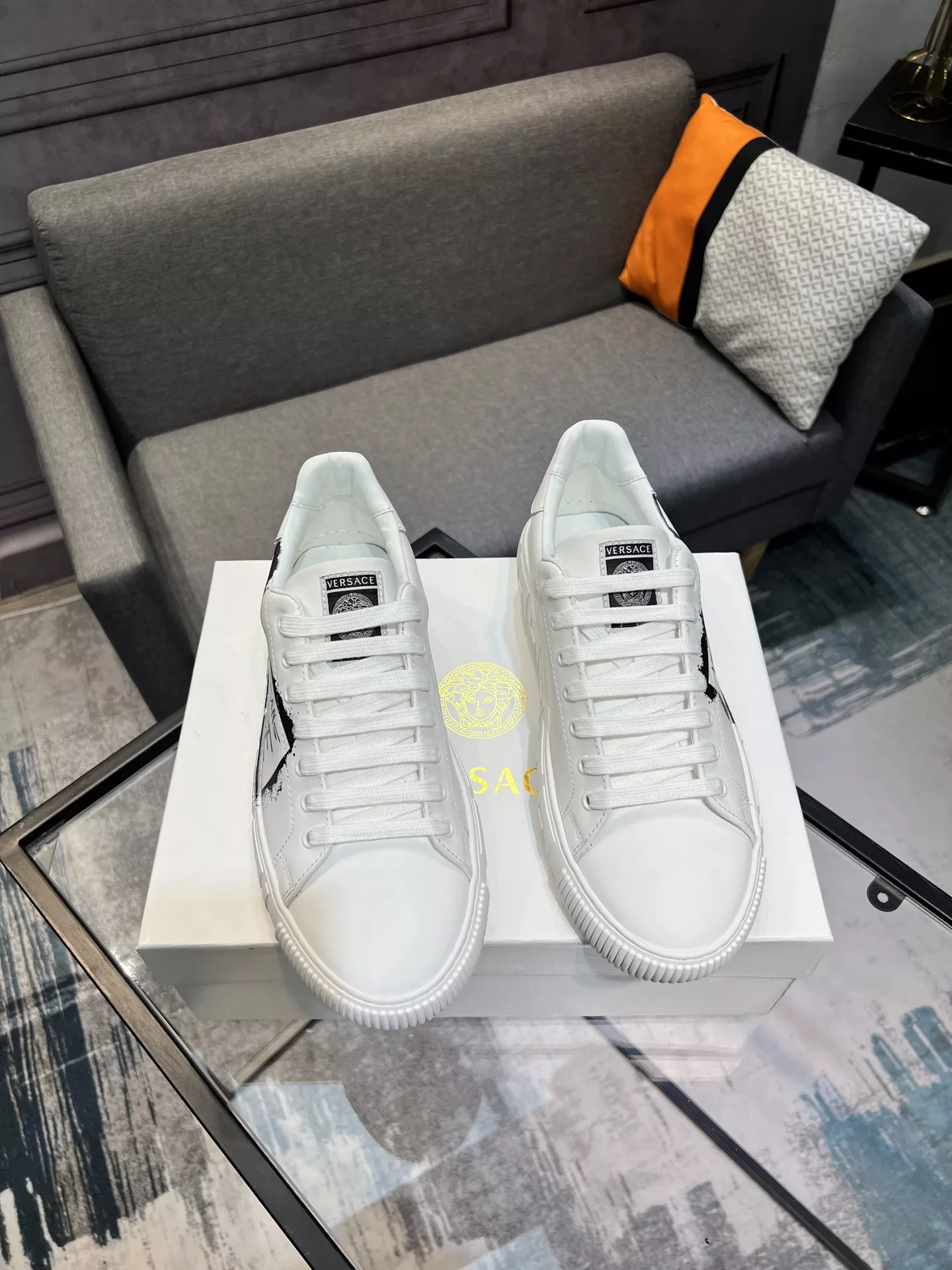 Sleek 1748 Versace Casual Shoes For Men