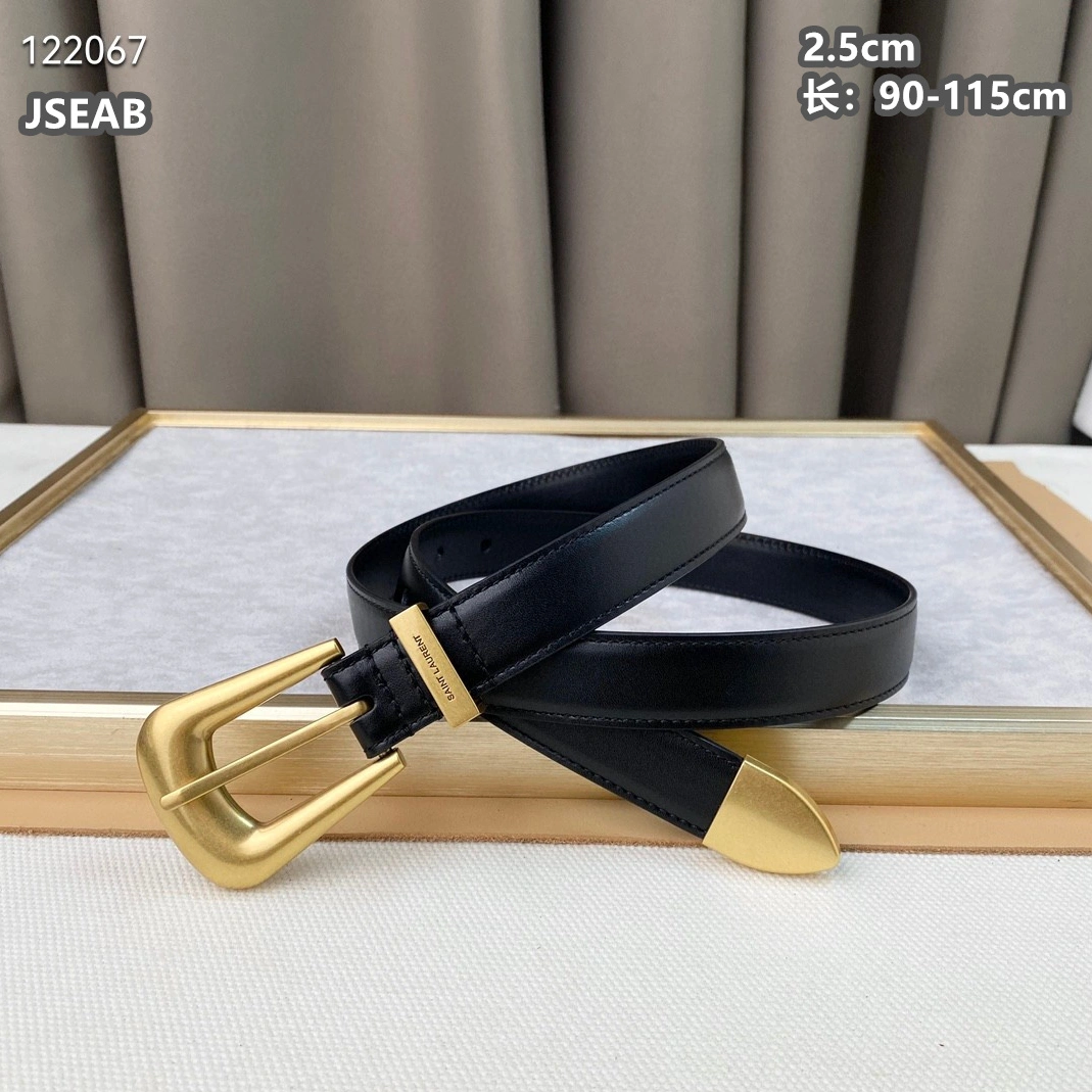 Sleek 1781 Yves Saint Laurent AAA Quality Belts For Women