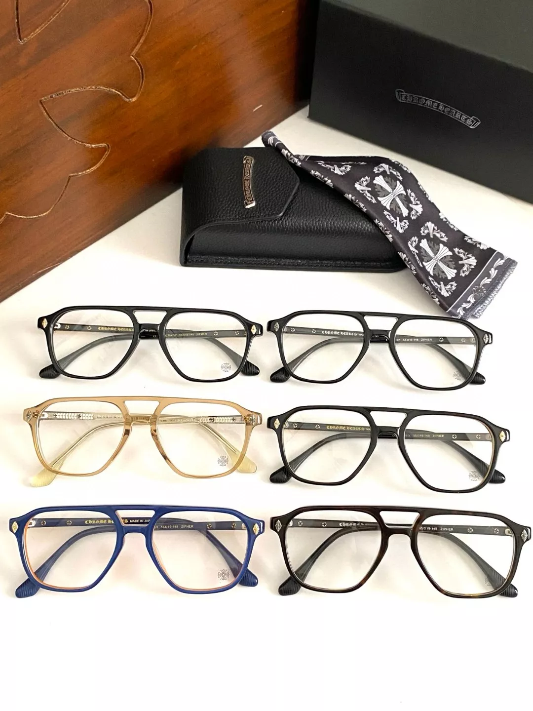 Sleek 1804 Chrome Hearts Goggles