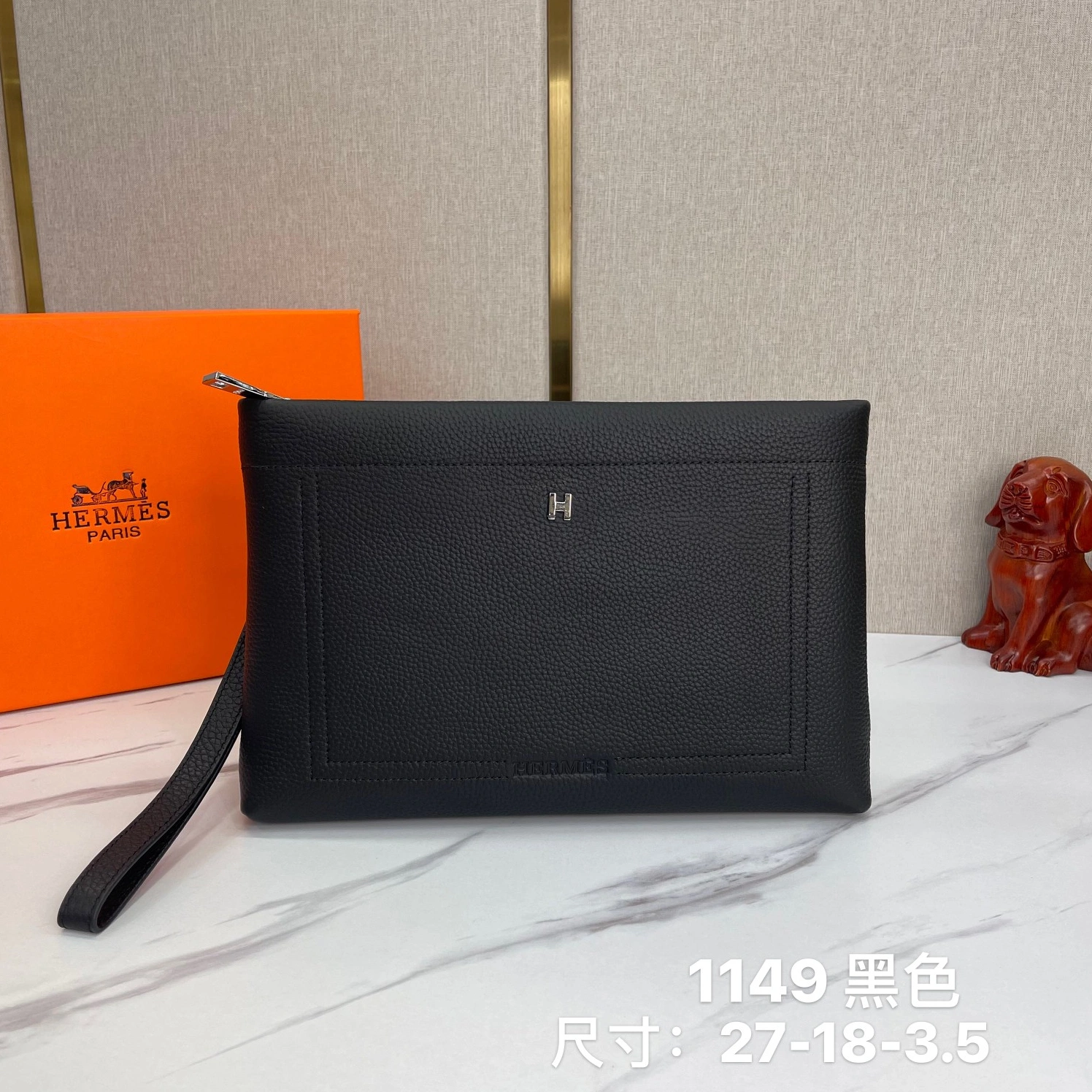 Sleek 1935 Hermes AAA Man Wallets