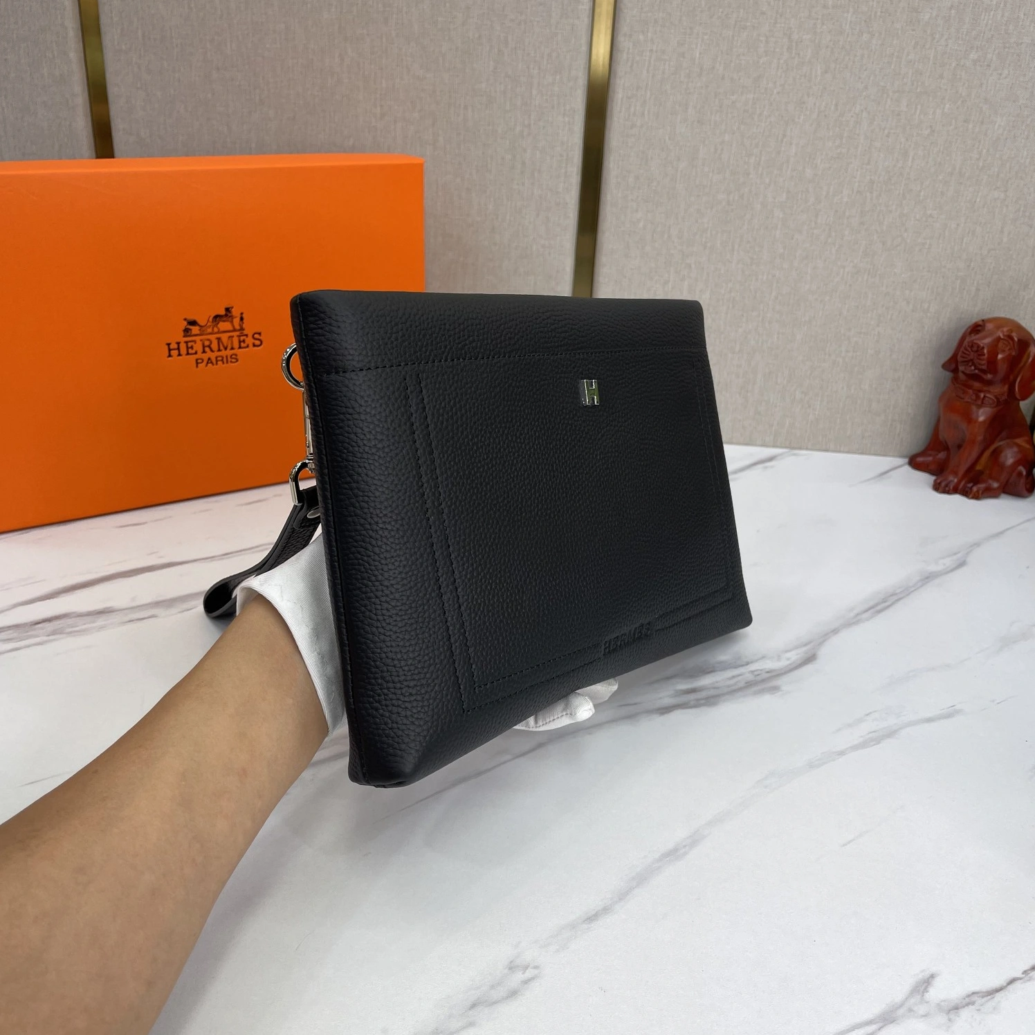 Sleek 1935 Hermes AAA Man Wallets