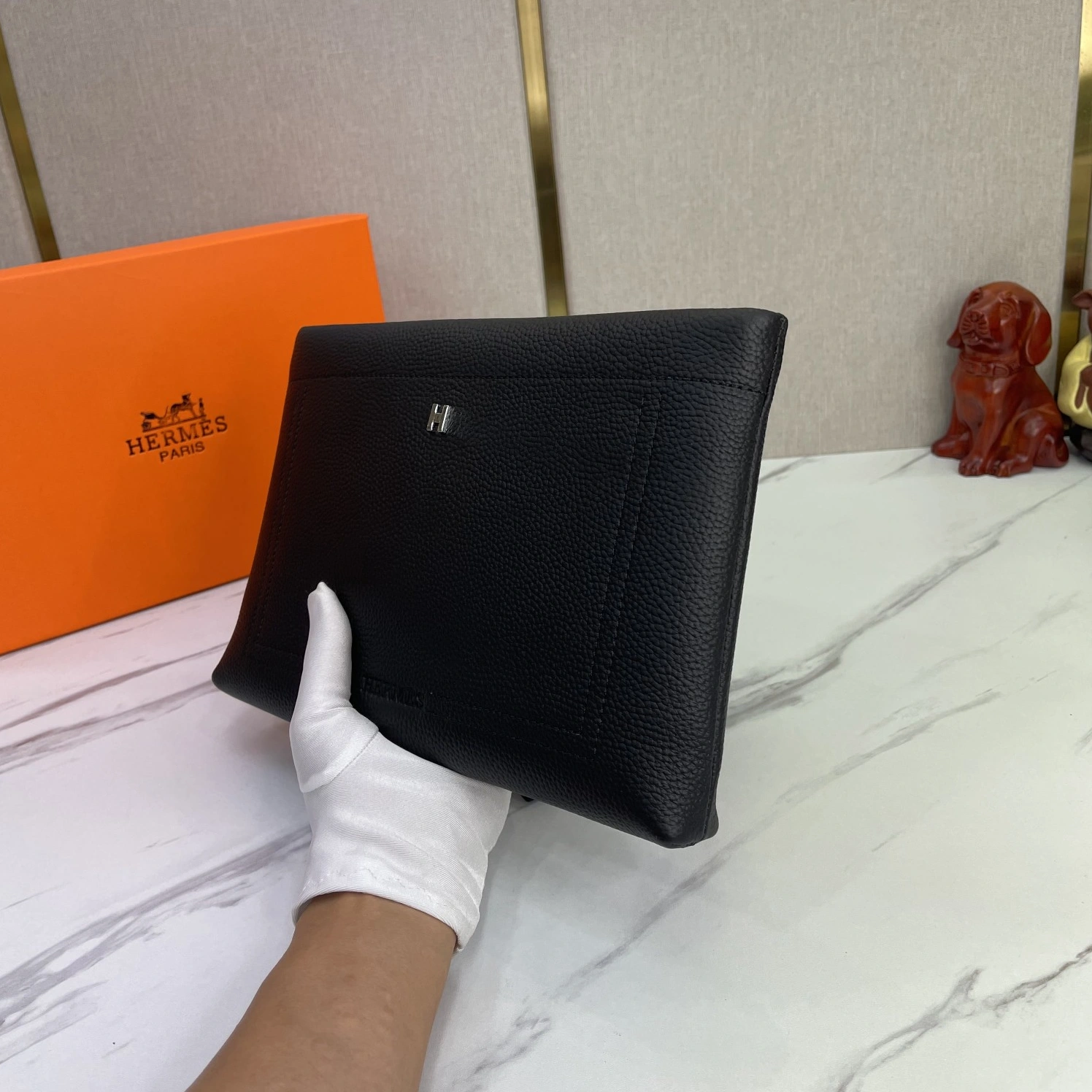 Sleek 1935 Hermes AAA Man Wallets